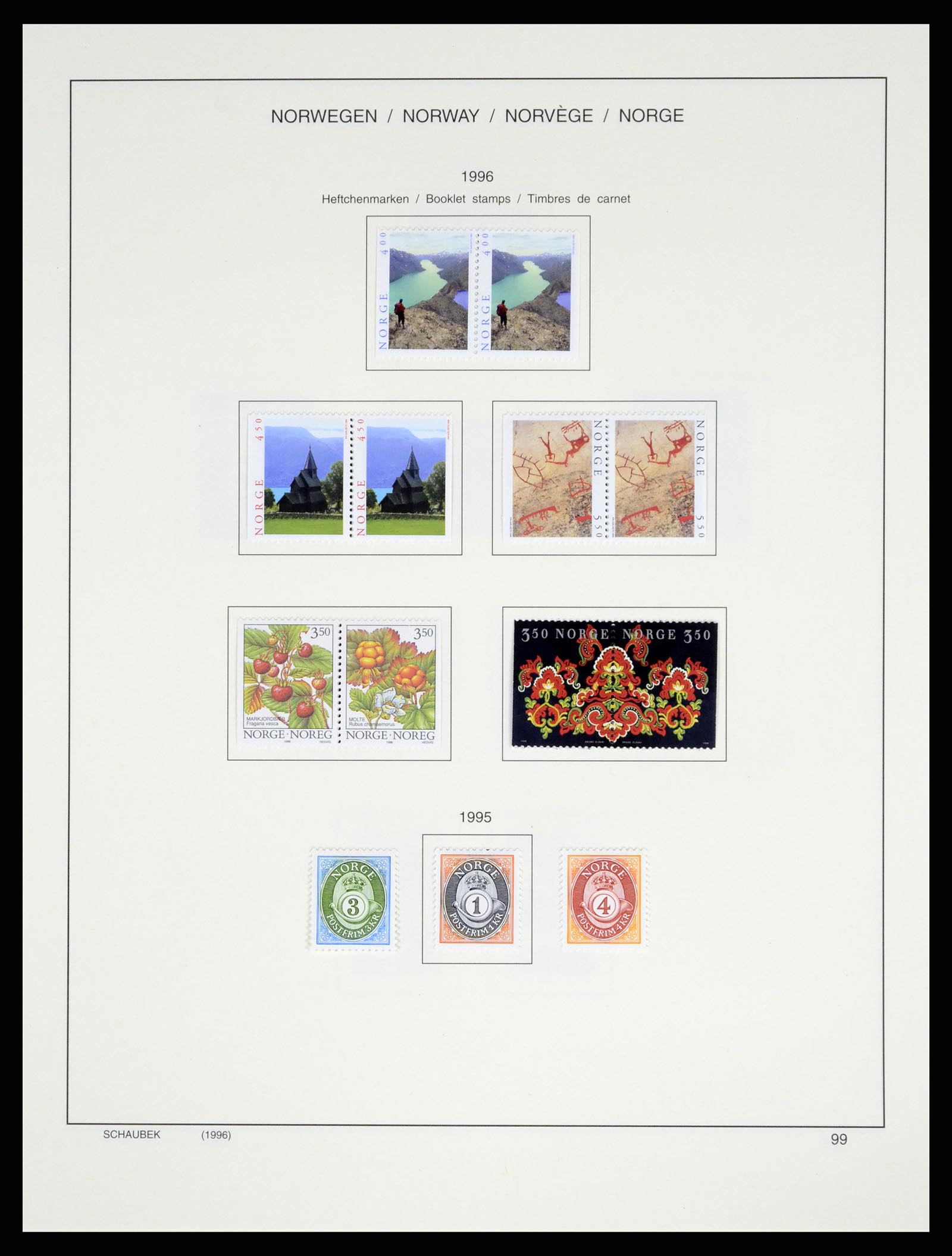 37544 112 - Postzegelverzameling 37544 Noorwegen 1855-2014.