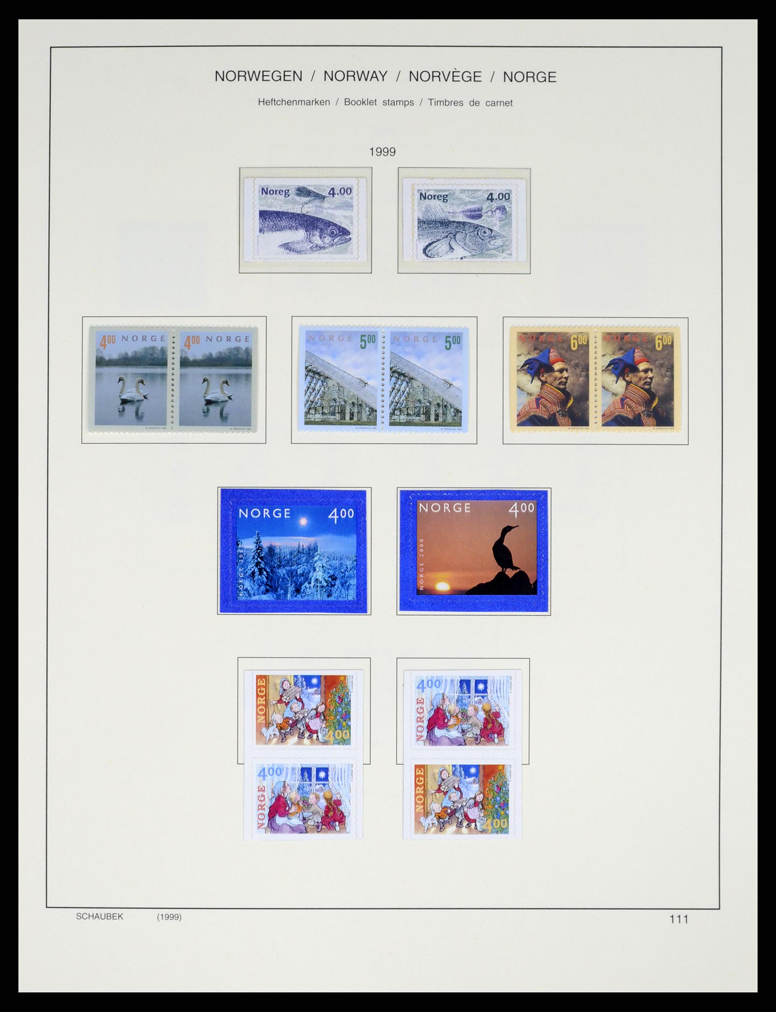 37544 125 - Postzegelverzameling 37544 Noorwegen 1855-2014.