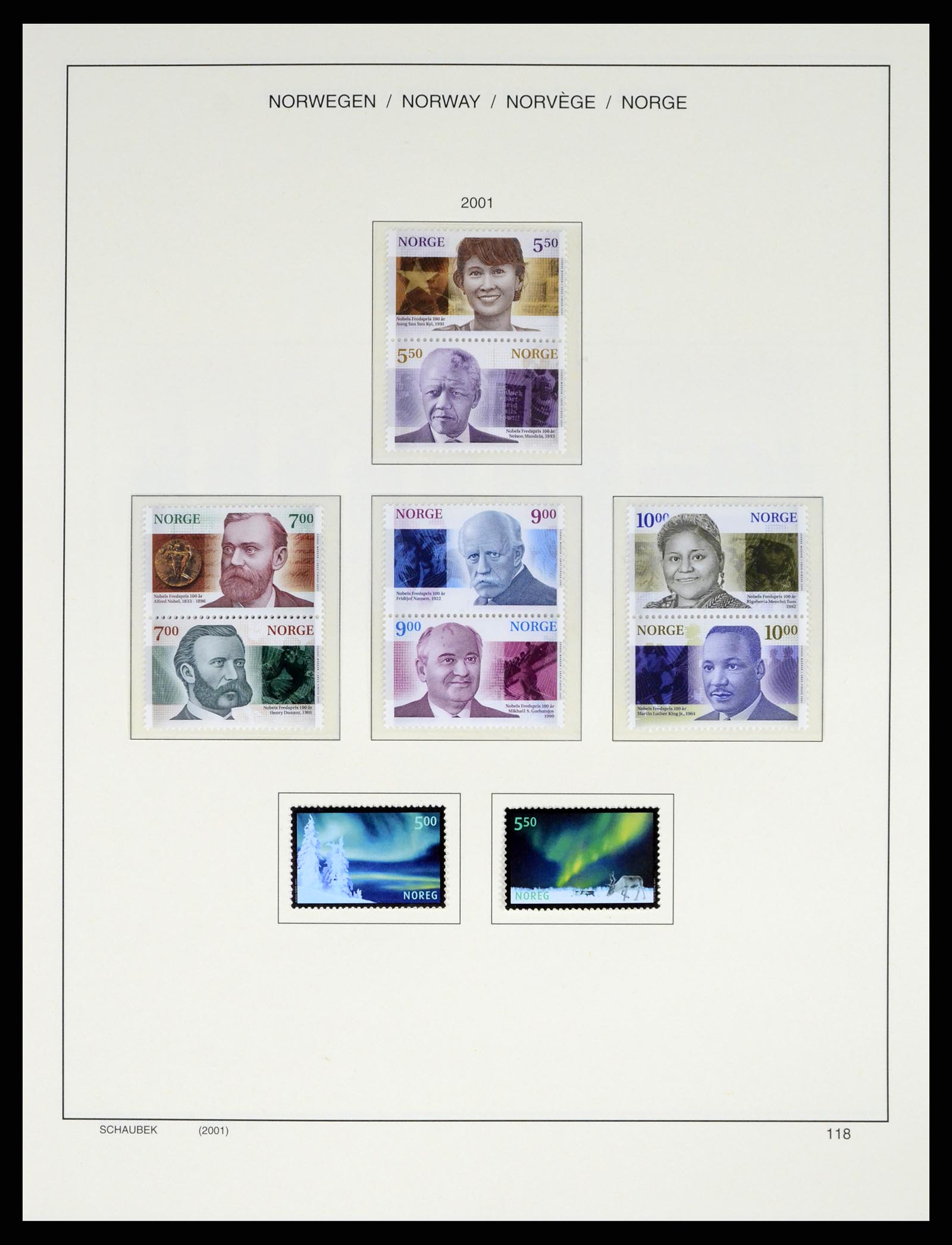 37544 132 - Postzegelverzameling 37544 Noorwegen 1855-2014.