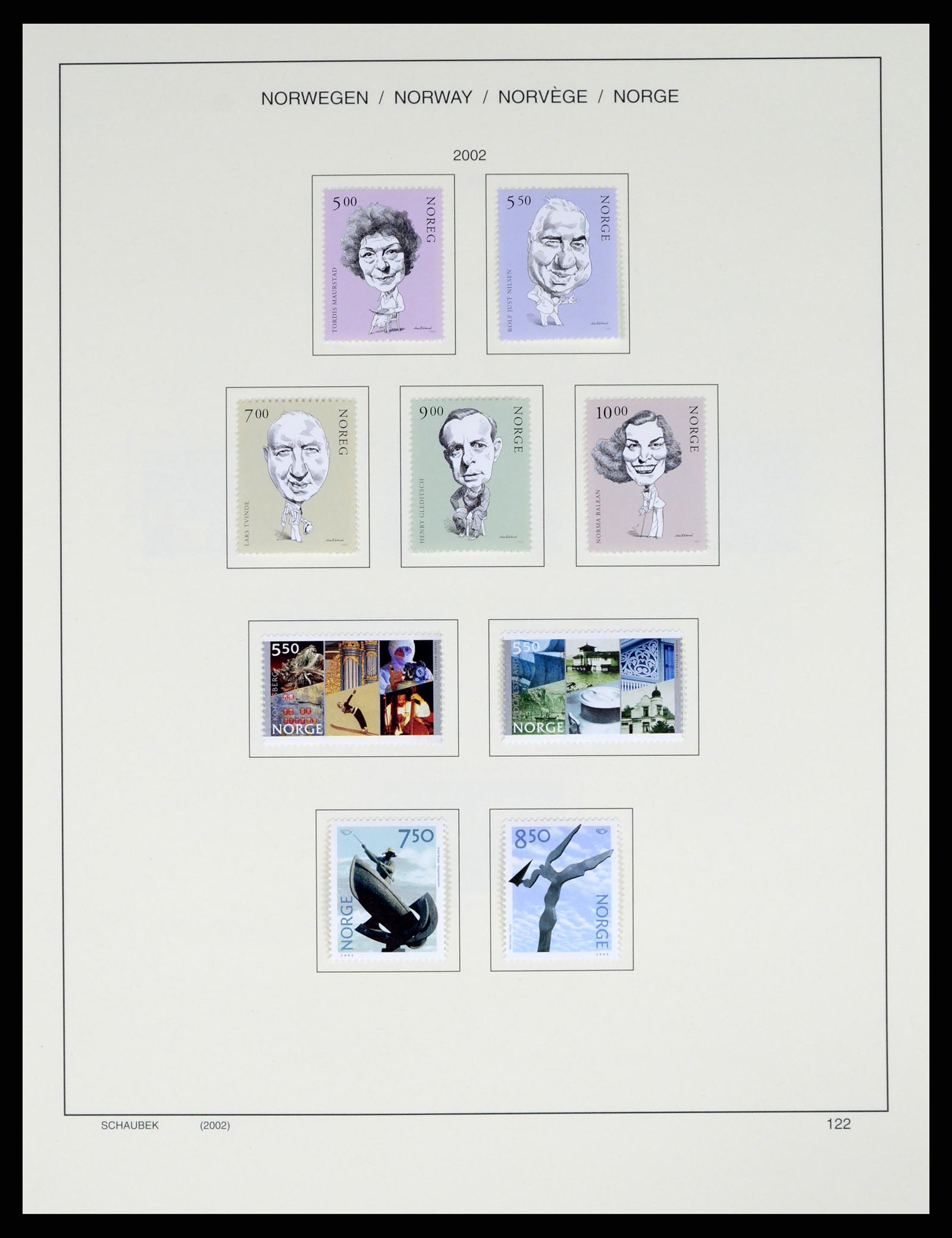 37544 137 - Postzegelverzameling 37544 Noorwegen 1855-2014.