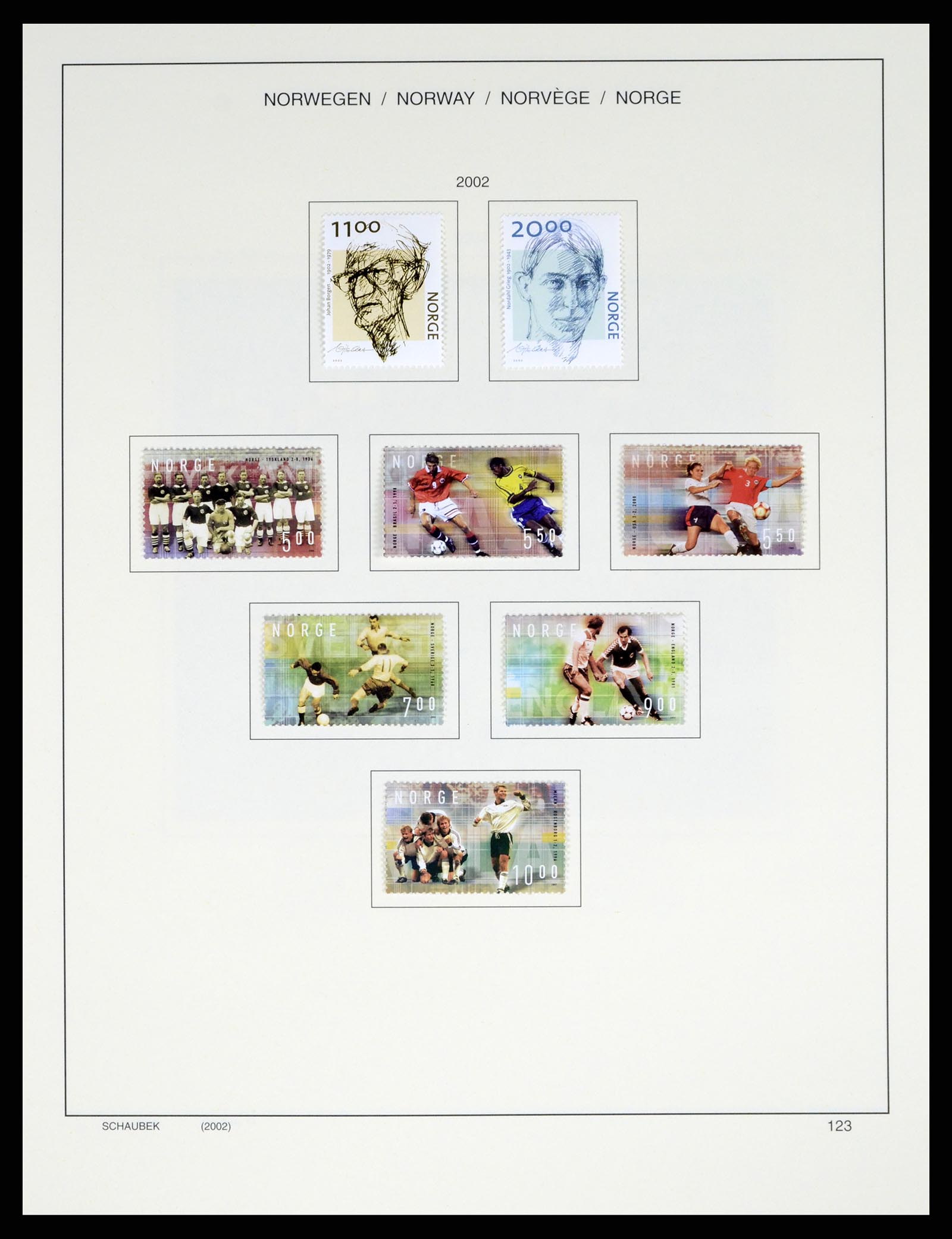 37544 138 - Postzegelverzameling 37544 Noorwegen 1855-2014.