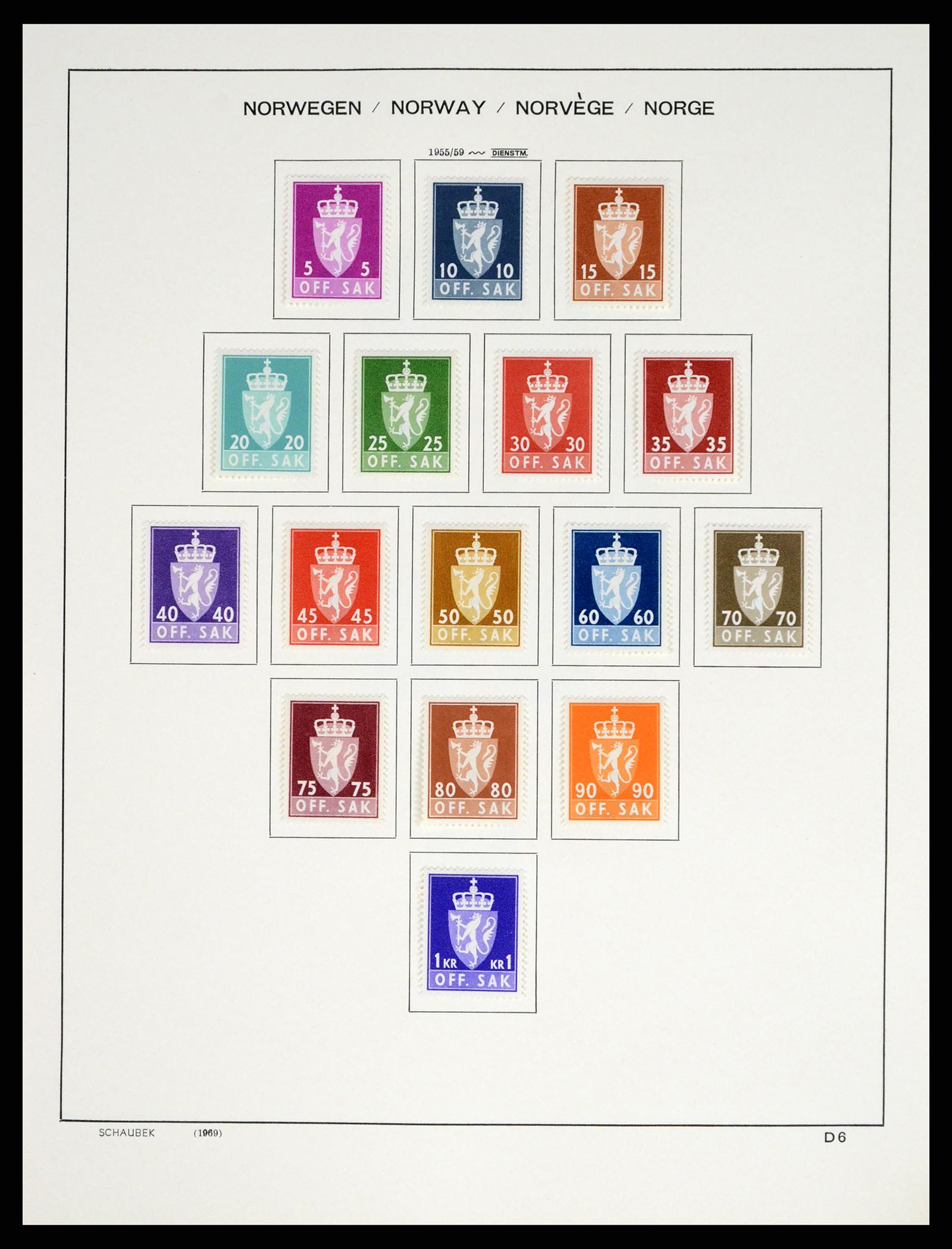 37544 212 - Postzegelverzameling 37544 Noorwegen 1855-2014.