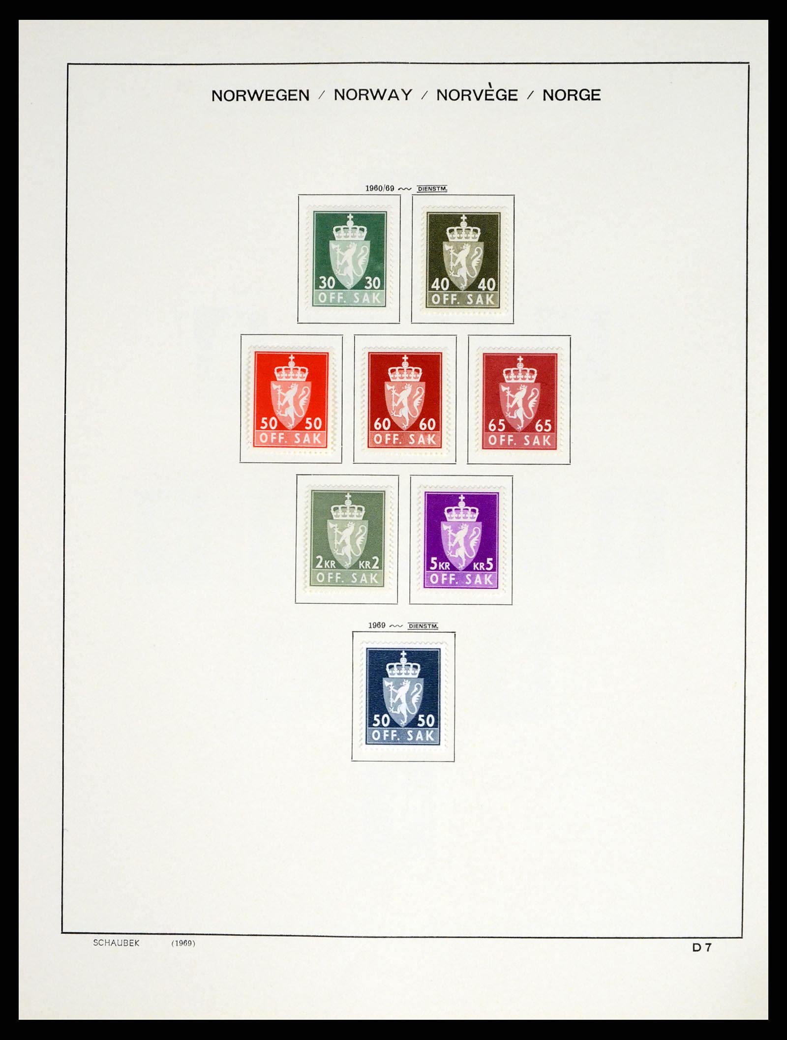 37544 213 - Postzegelverzameling 37544 Noorwegen 1855-2014.