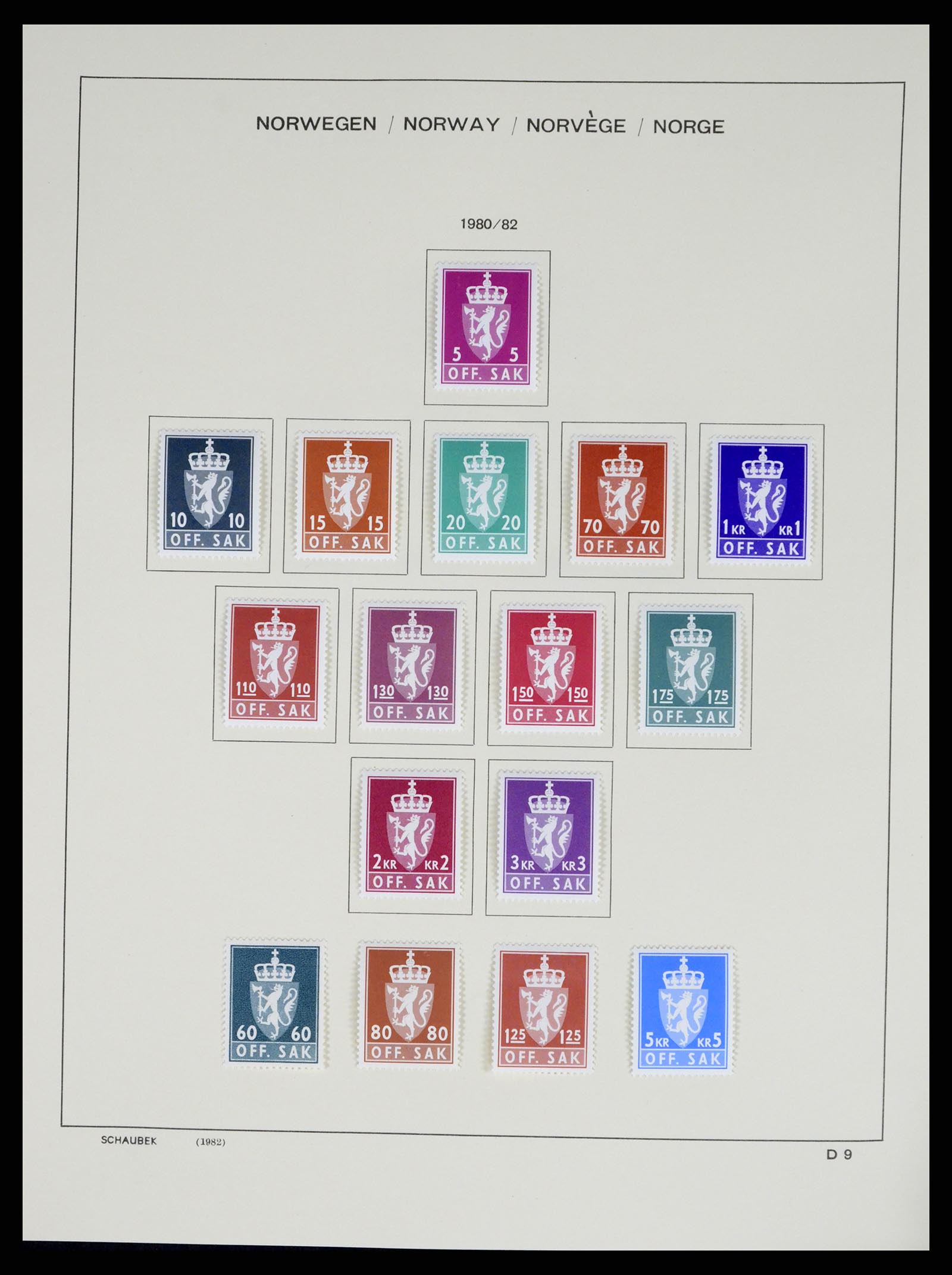 37544 215 - Postzegelverzameling 37544 Noorwegen 1855-2014.