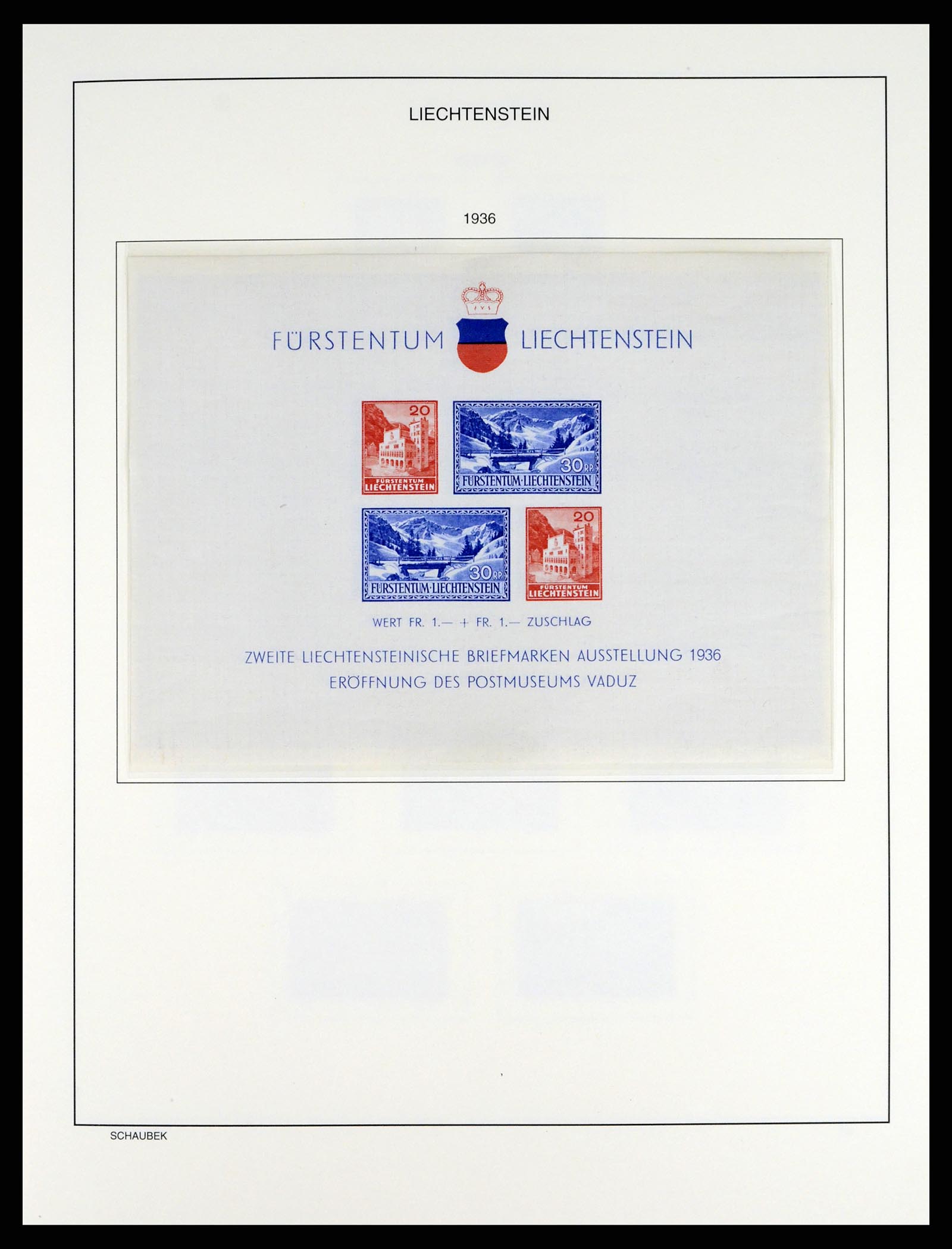 37547 016 - Stamp collection 37547 Liechtenstein 1912-2011.