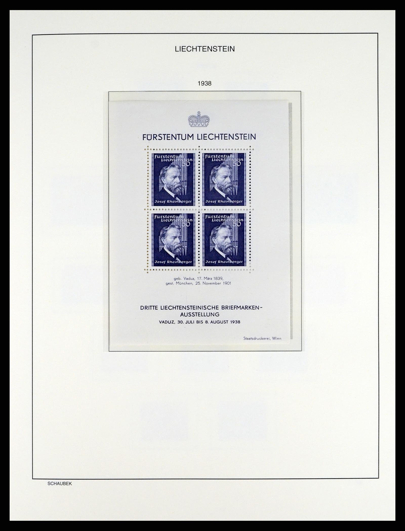 37547 018 - Stamp collection 37547 Liechtenstein 1912-2011.