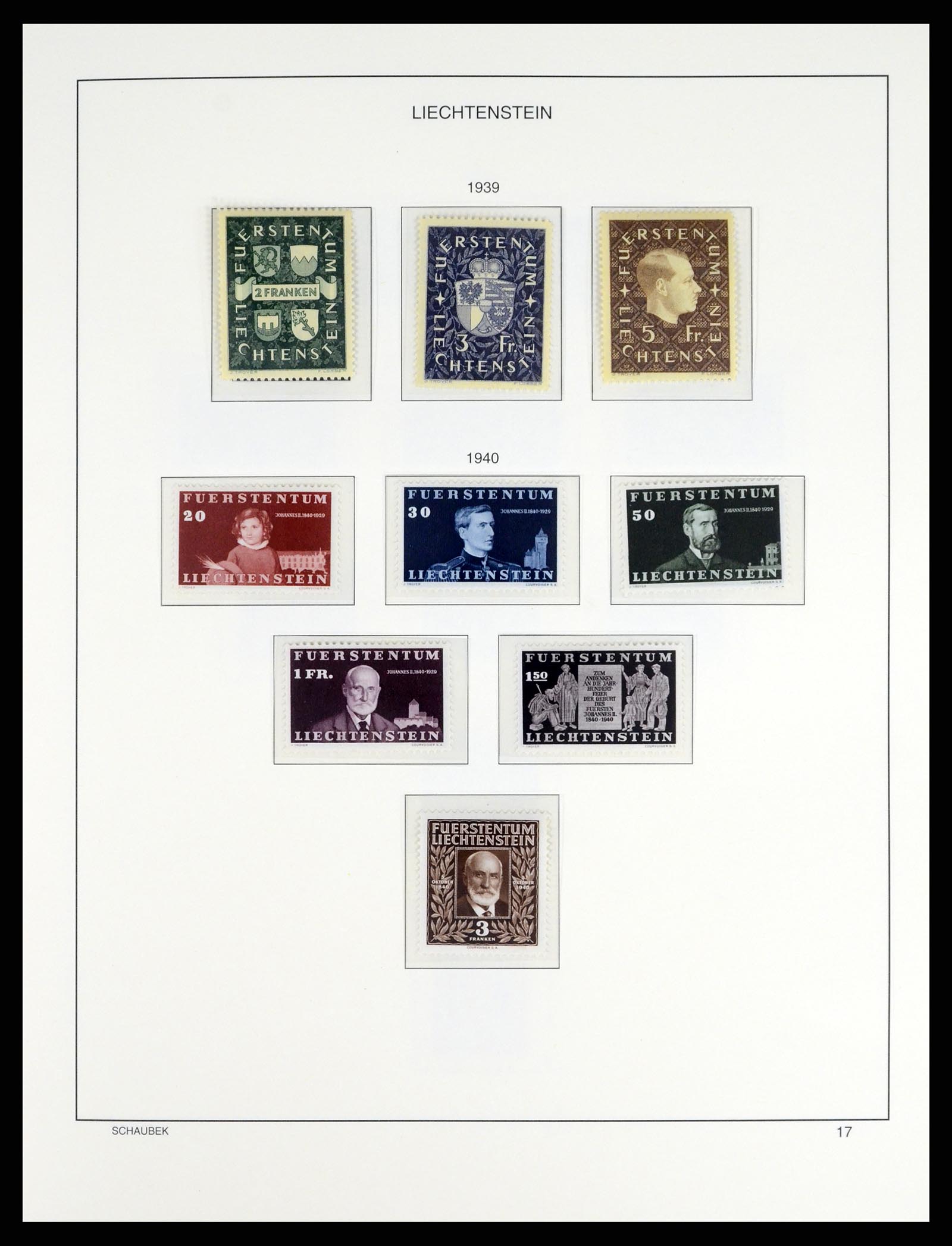 37547 020 - Stamp collection 37547 Liechtenstein 1912-2011.