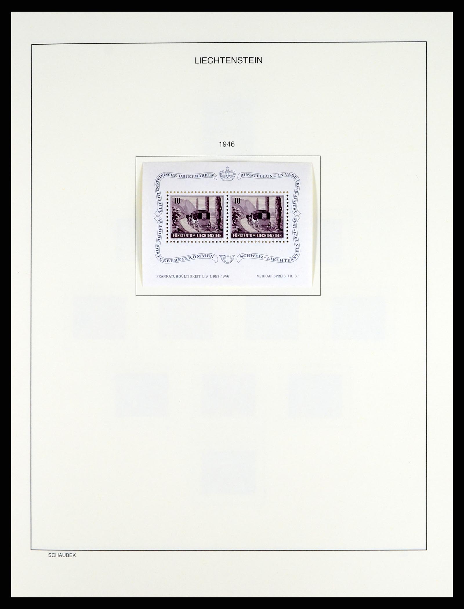 37547 027 - Stamp collection 37547 Liechtenstein 1912-2011.