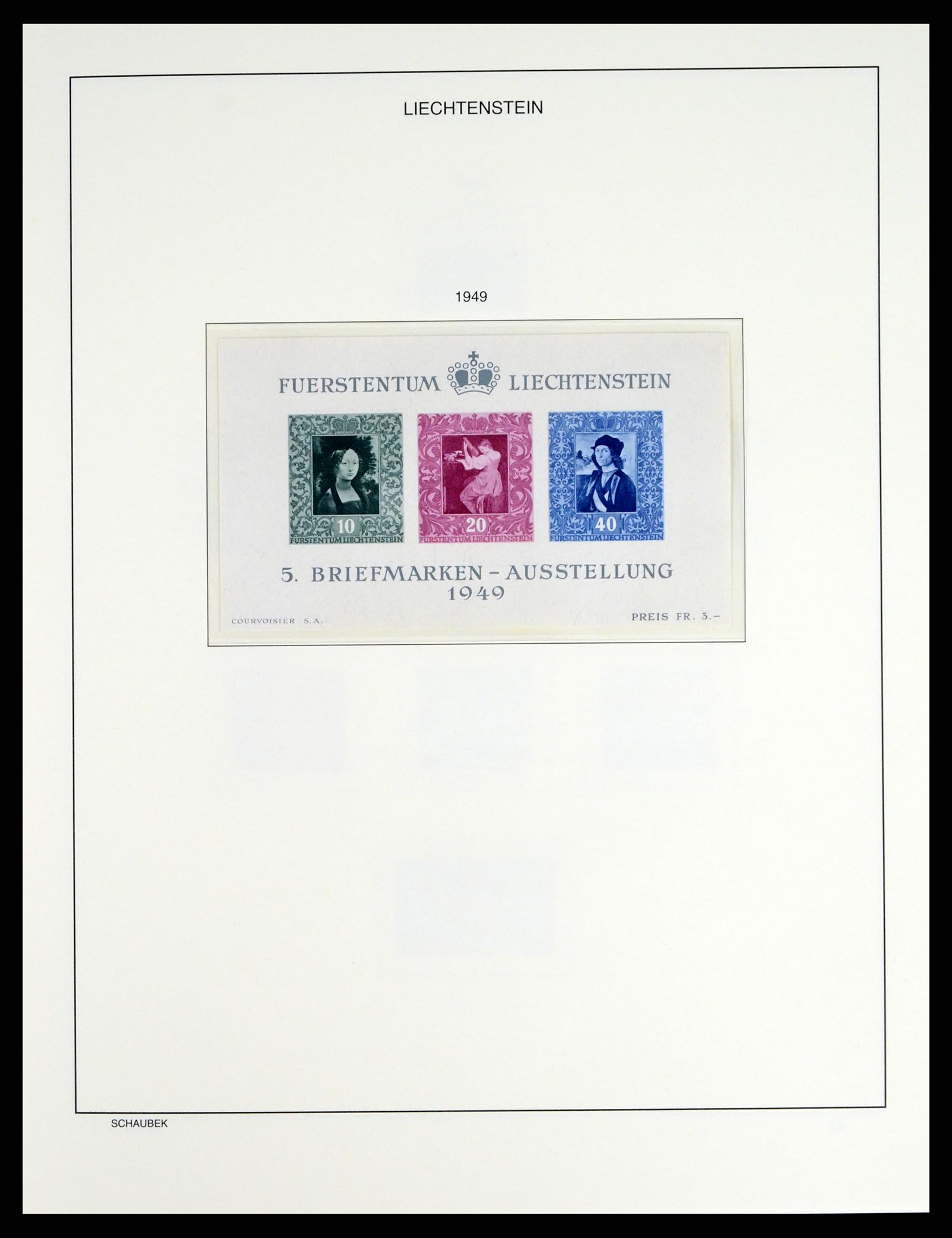 37547 030 - Stamp collection 37547 Liechtenstein 1912-2011.
