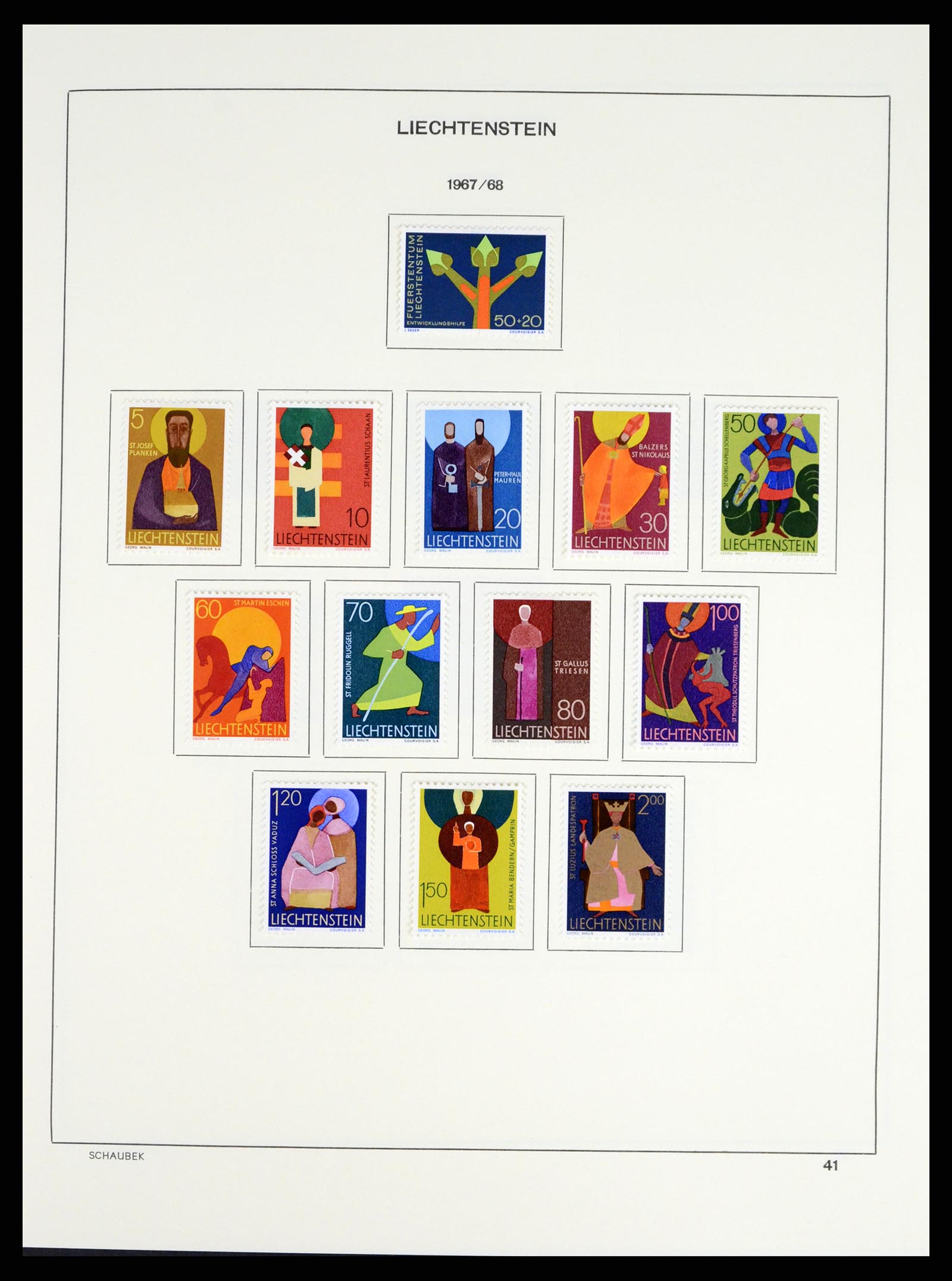 37547 051 - Postzegelverzameling 37547 Liechtenstein 1912-2011.