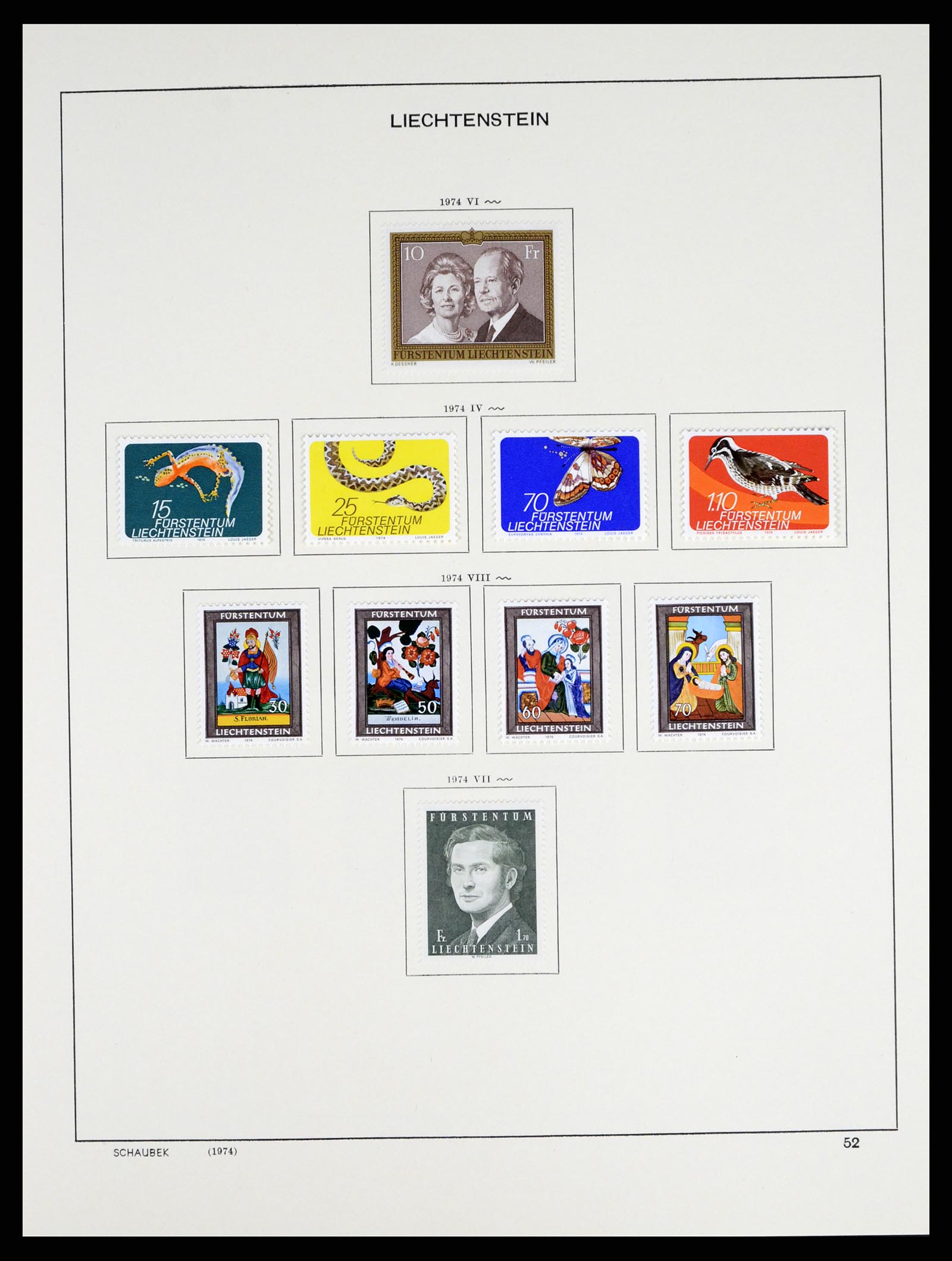37547 064 - Stamp collection 37547 Liechtenstein 1912-2011.