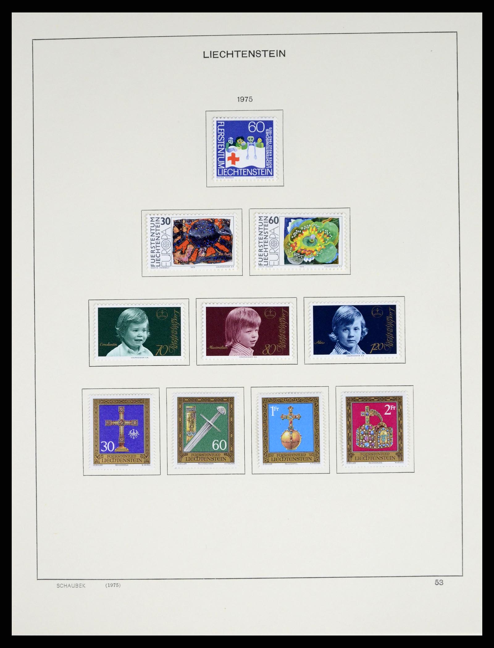 37547 065 - Stamp collection 37547 Liechtenstein 1912-2011.