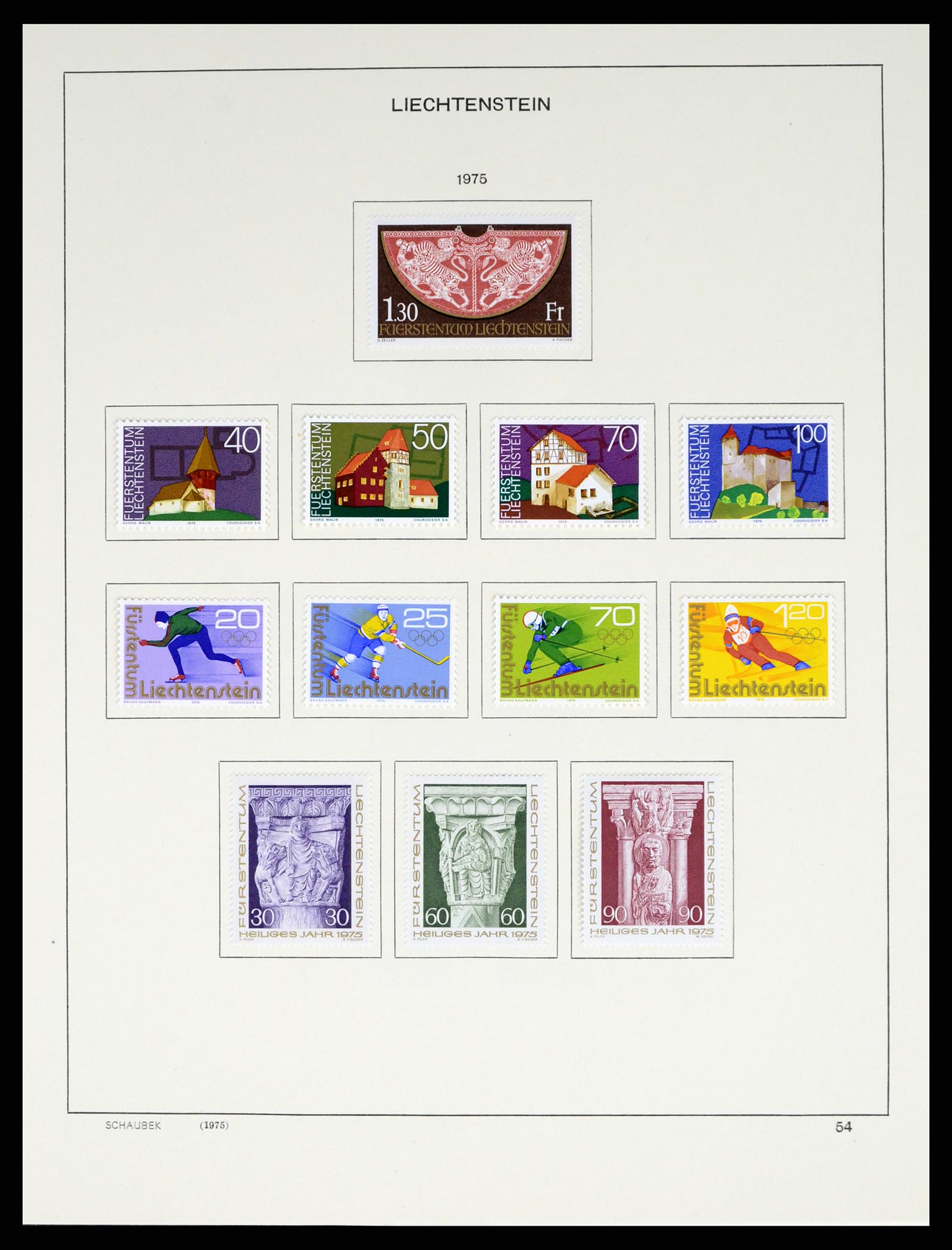 37547 066 - Stamp collection 37547 Liechtenstein 1912-2011.