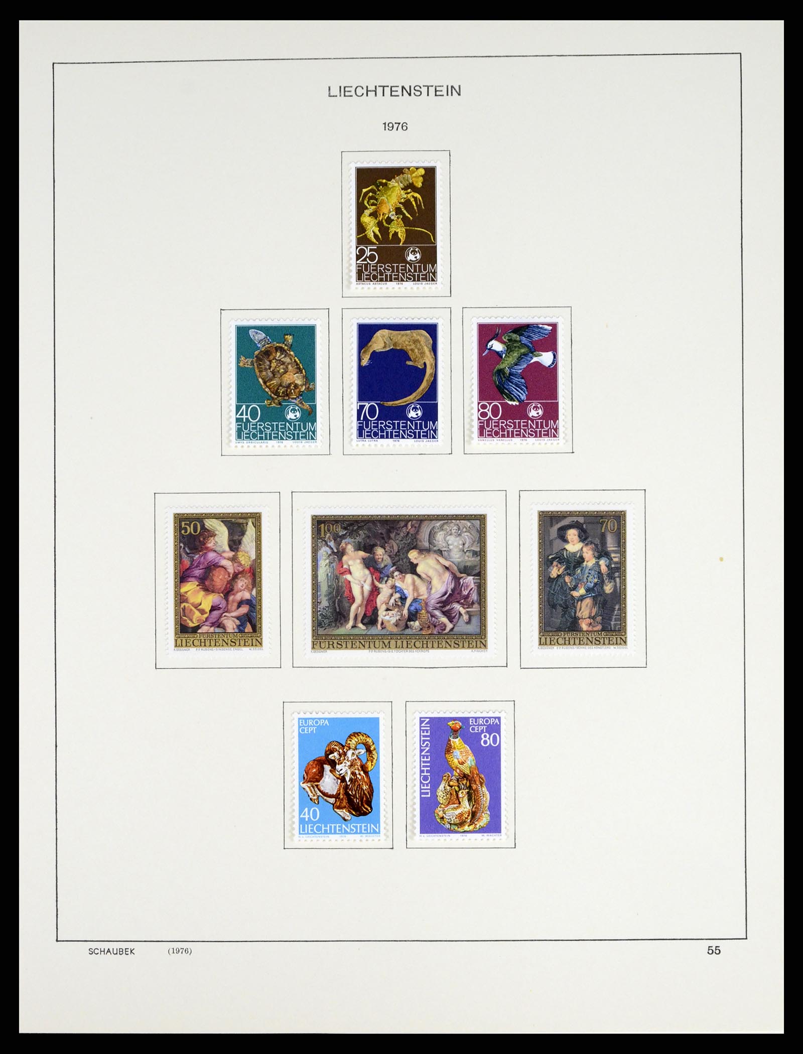 37547 067 - Stamp collection 37547 Liechtenstein 1912-2011.