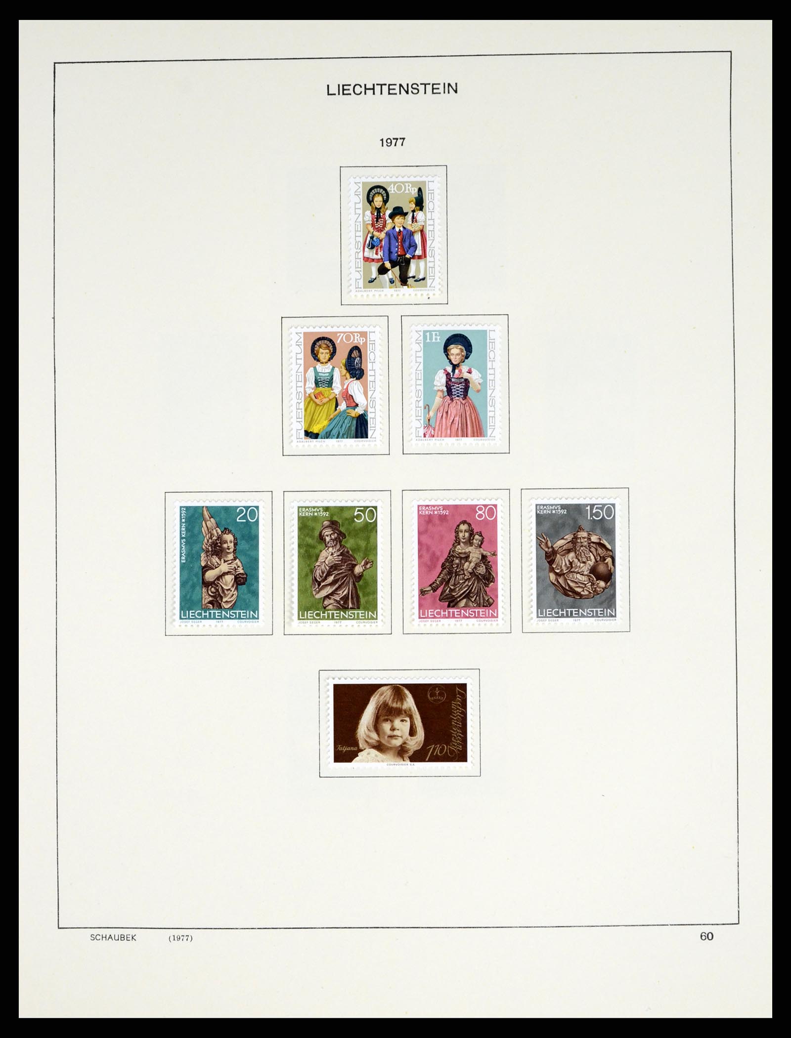 37547 073 - Stamp collection 37547 Liechtenstein 1912-2011.