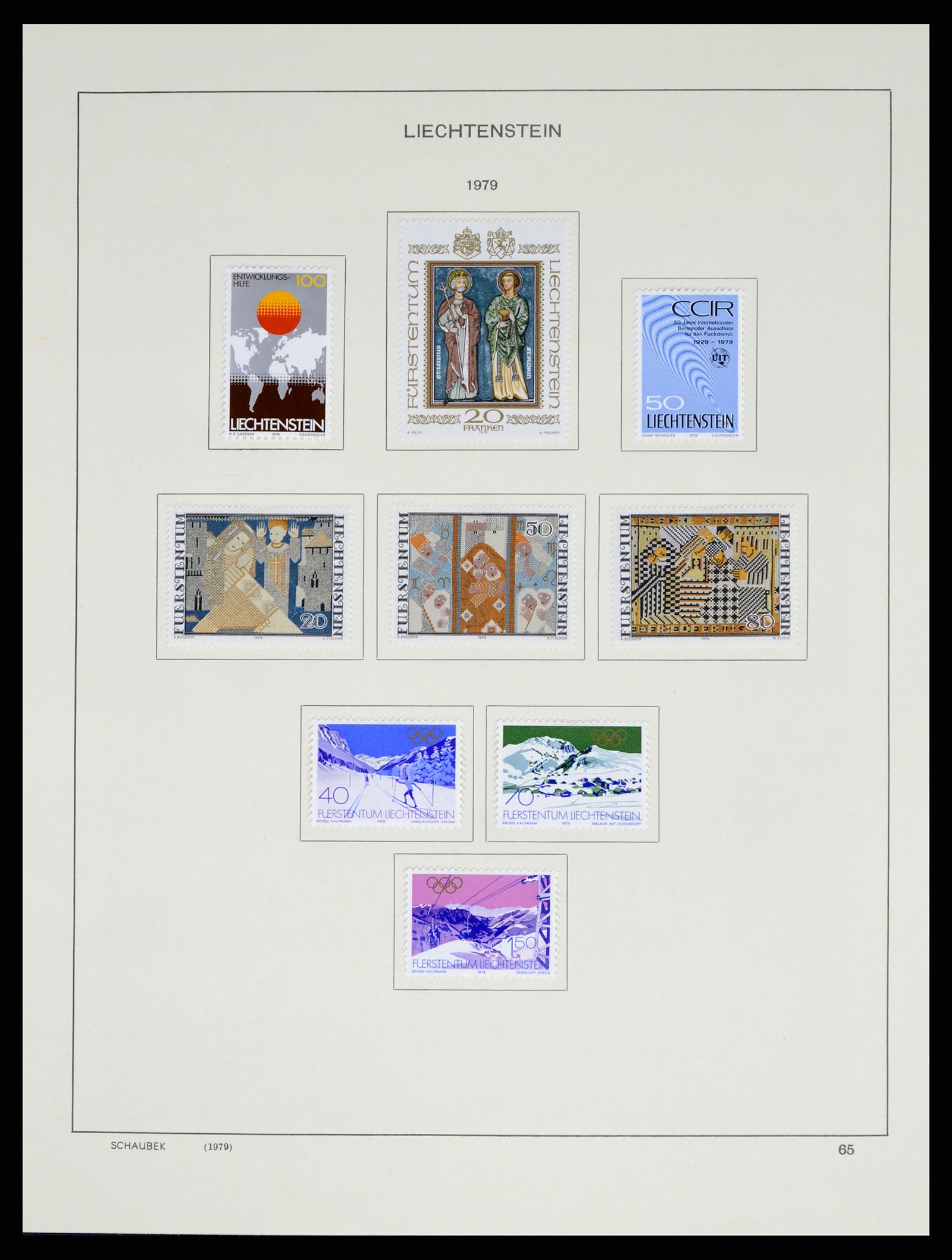 37547 078 - Stamp collection 37547 Liechtenstein 1912-2011.