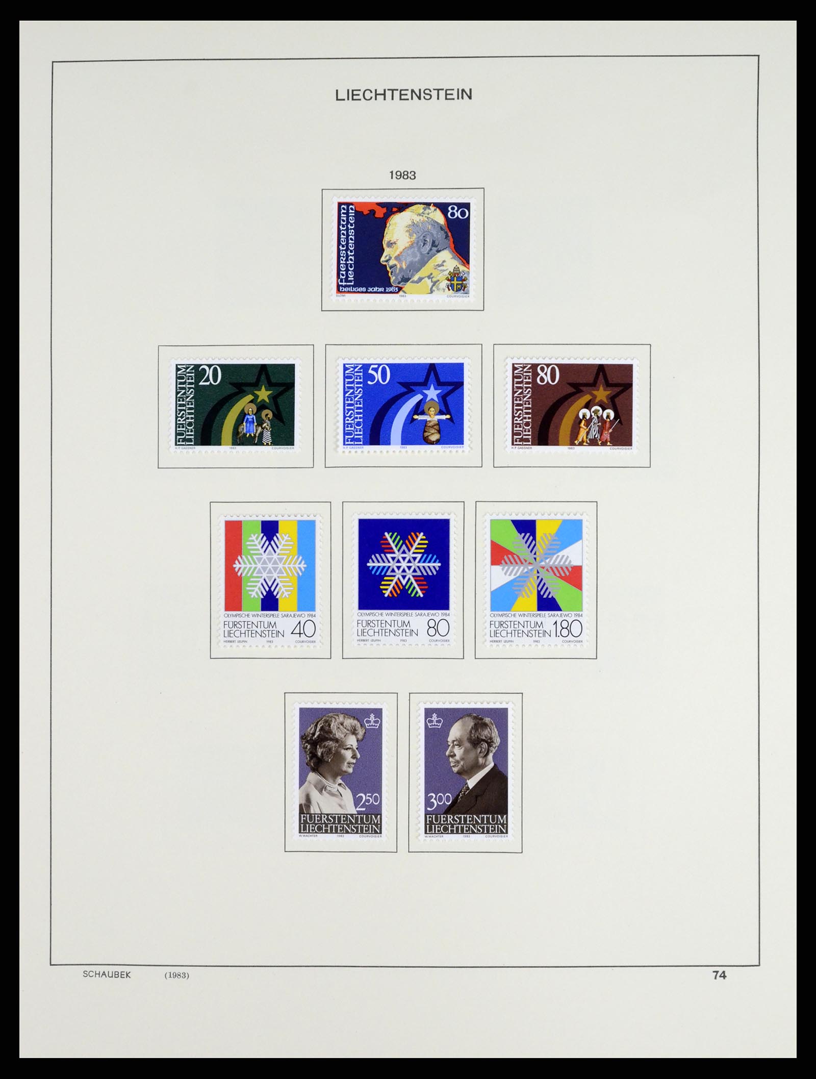 37547 089 - Stamp collection 37547 Liechtenstein 1912-2011.