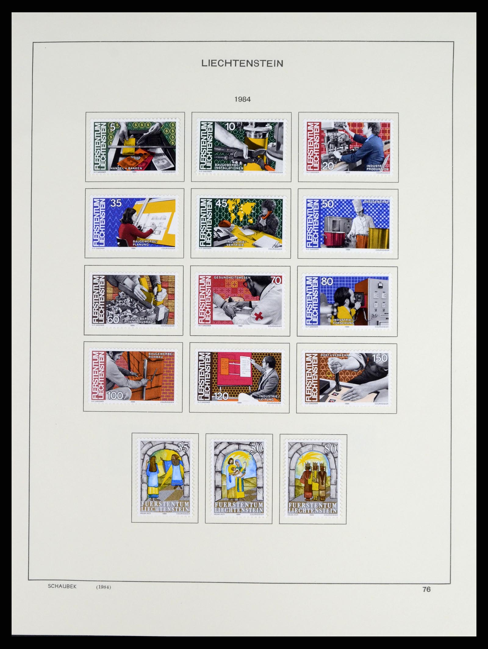 37547 091 - Stamp collection 37547 Liechtenstein 1912-2011.