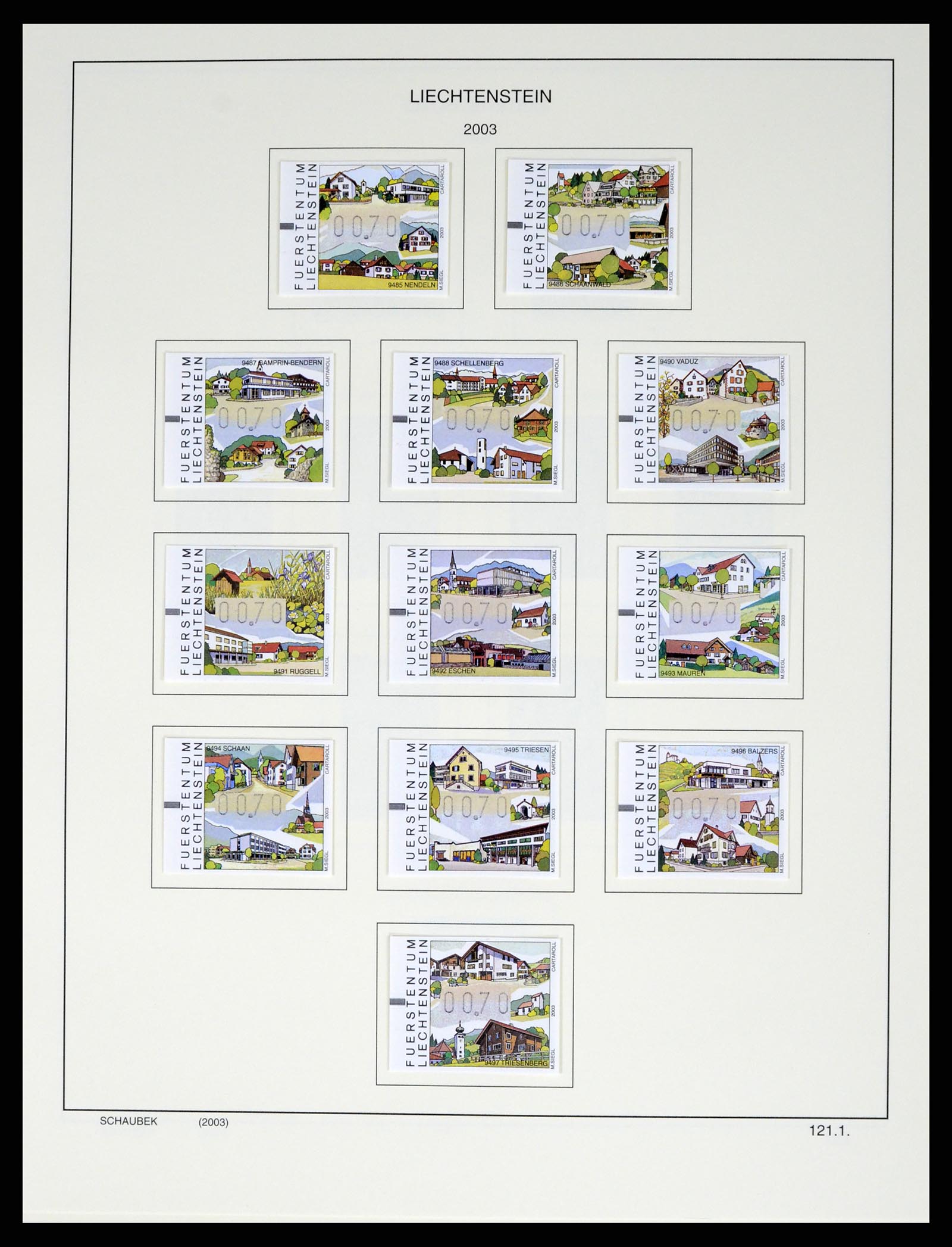 37547 144 - Stamp collection 37547 Liechtenstein 1912-2011.