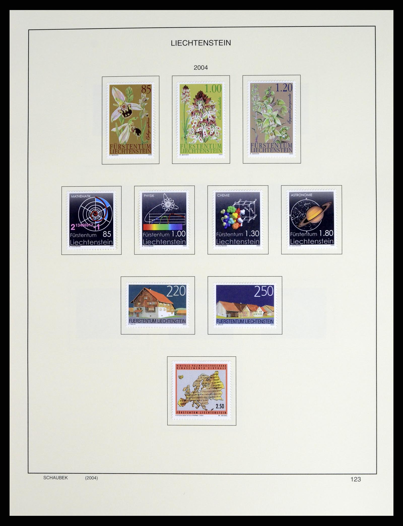 37547 146 - Stamp collection 37547 Liechtenstein 1912-2011.