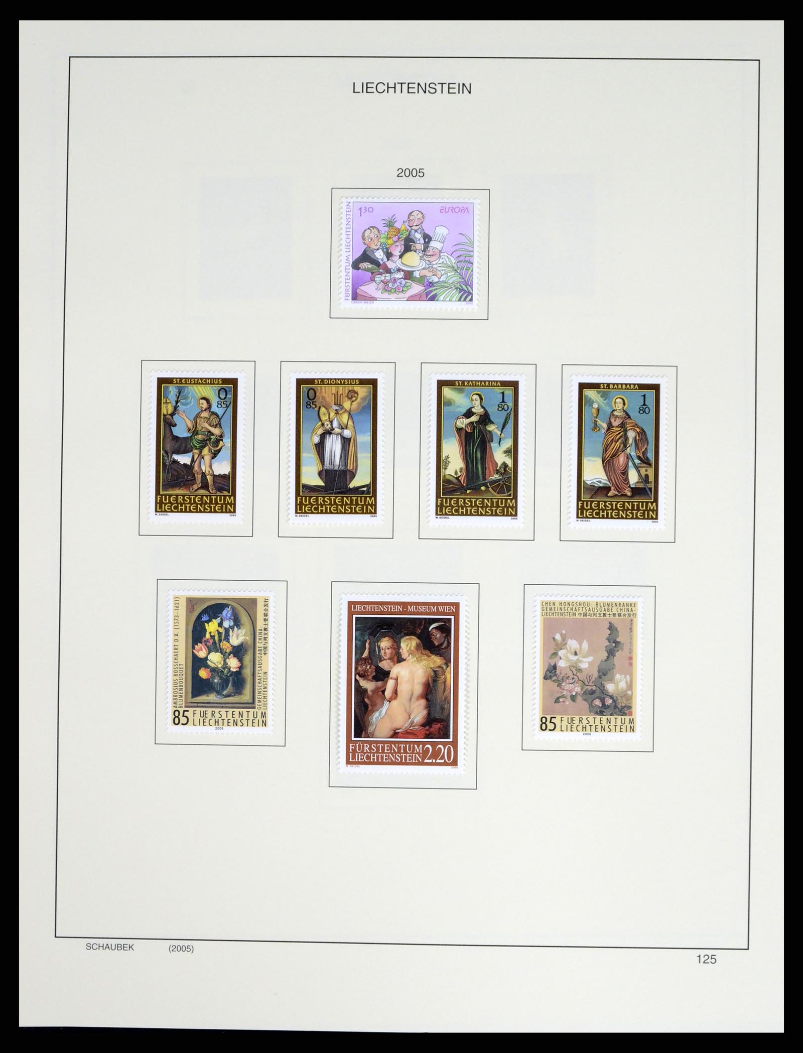 37547 148 - Stamp collection 37547 Liechtenstein 1912-2011.