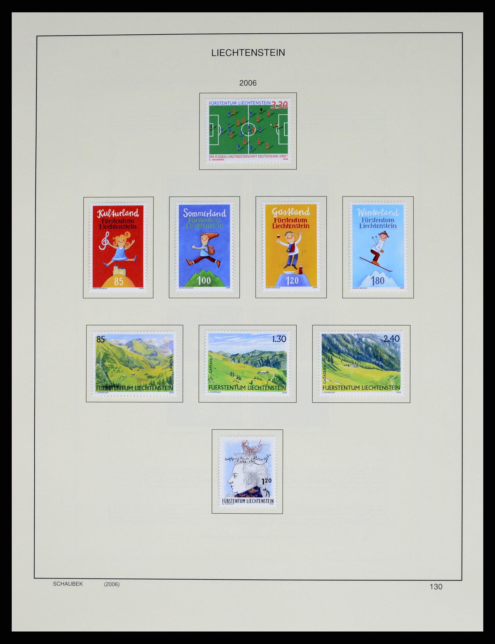 37547 153 - Stamp collection 37547 Liechtenstein 1912-2011.