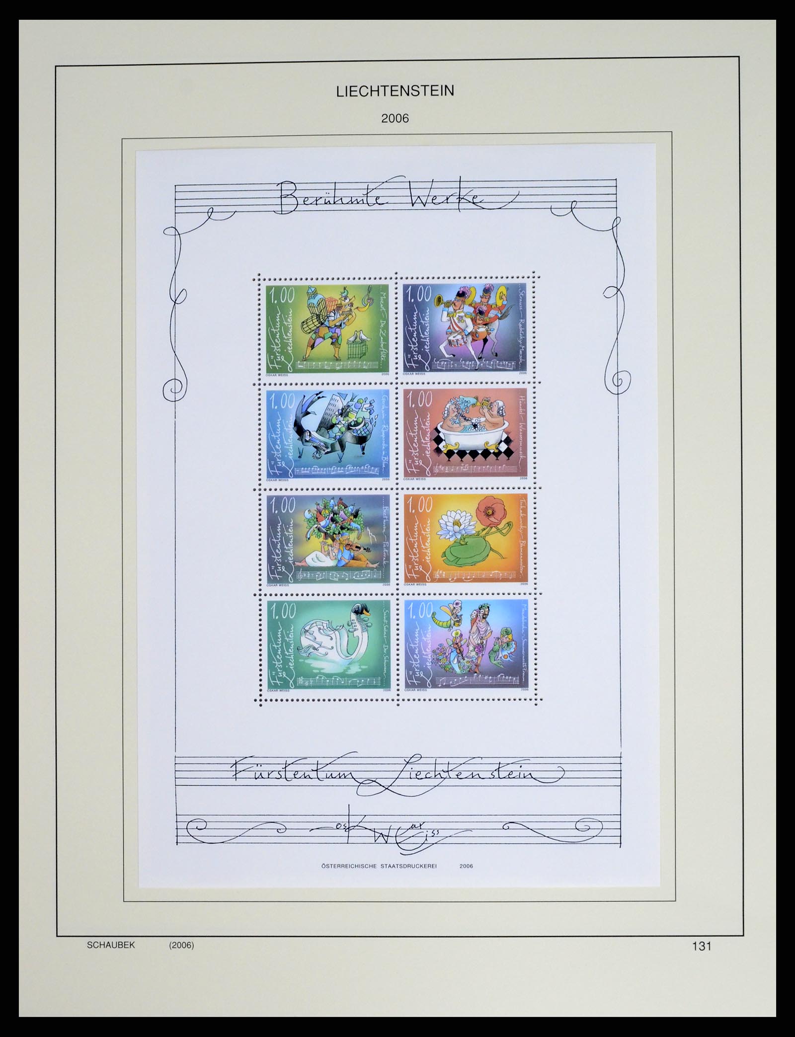 37547 154 - Stamp collection 37547 Liechtenstein 1912-2011.