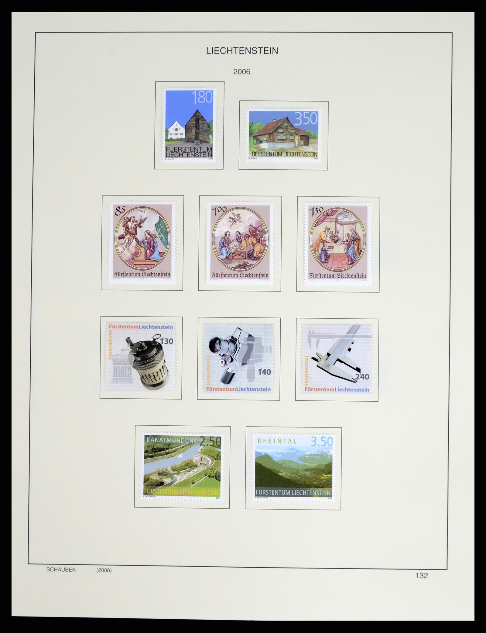 37547 155 - Stamp collection 37547 Liechtenstein 1912-2011.