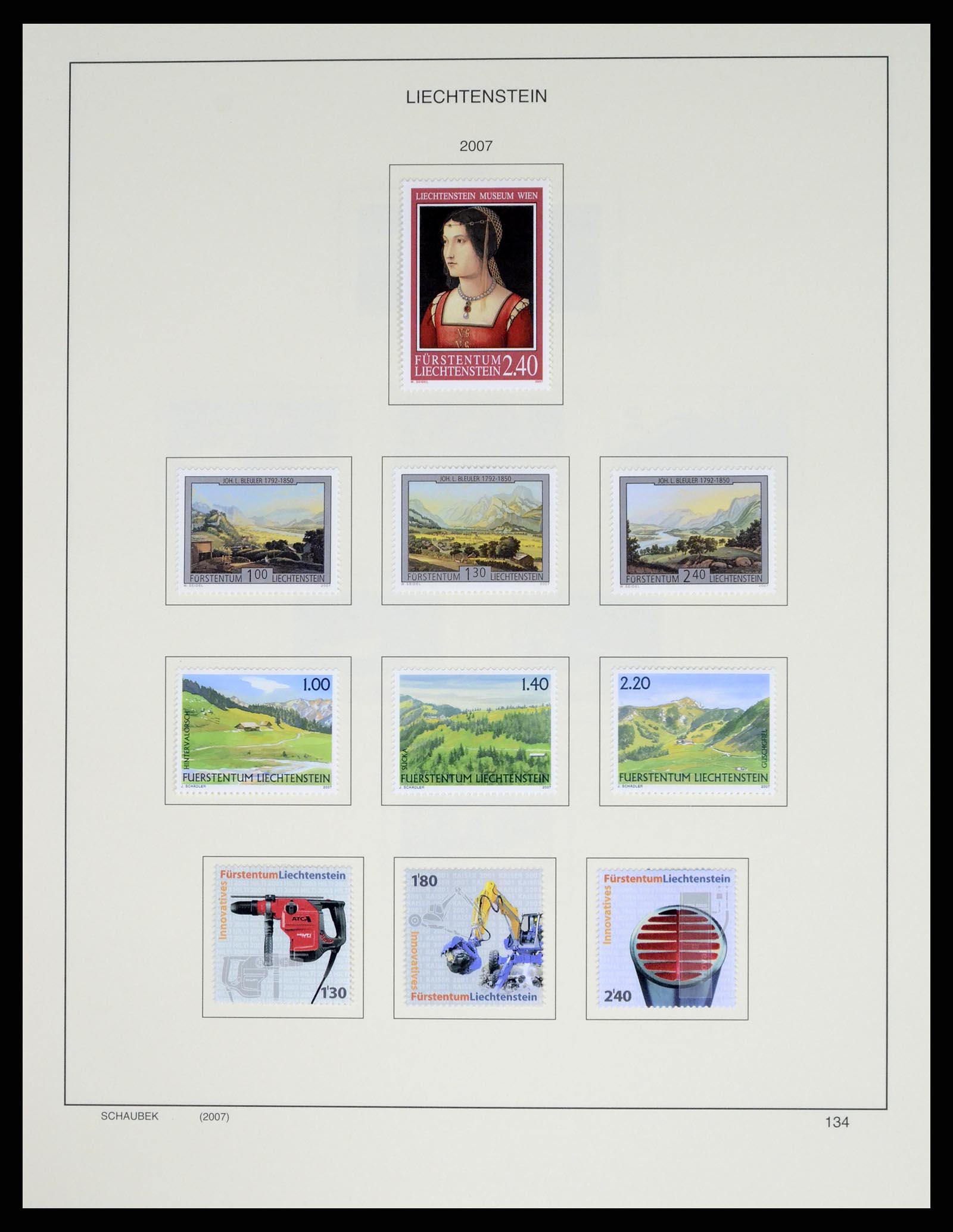 37547 157 - Stamp collection 37547 Liechtenstein 1912-2011.