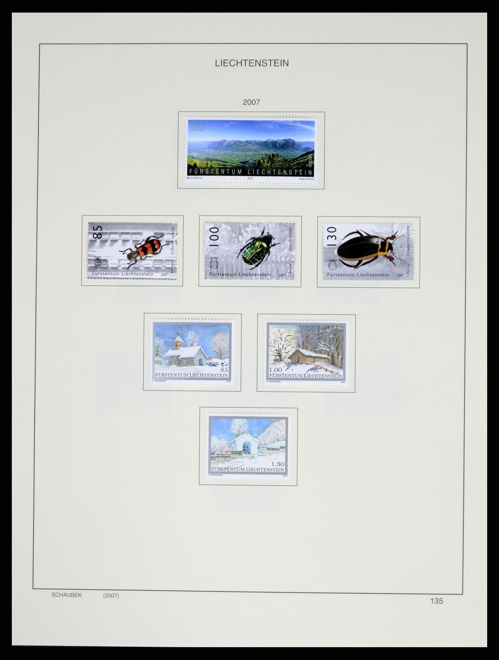 37547 158 - Stamp collection 37547 Liechtenstein 1912-2011.