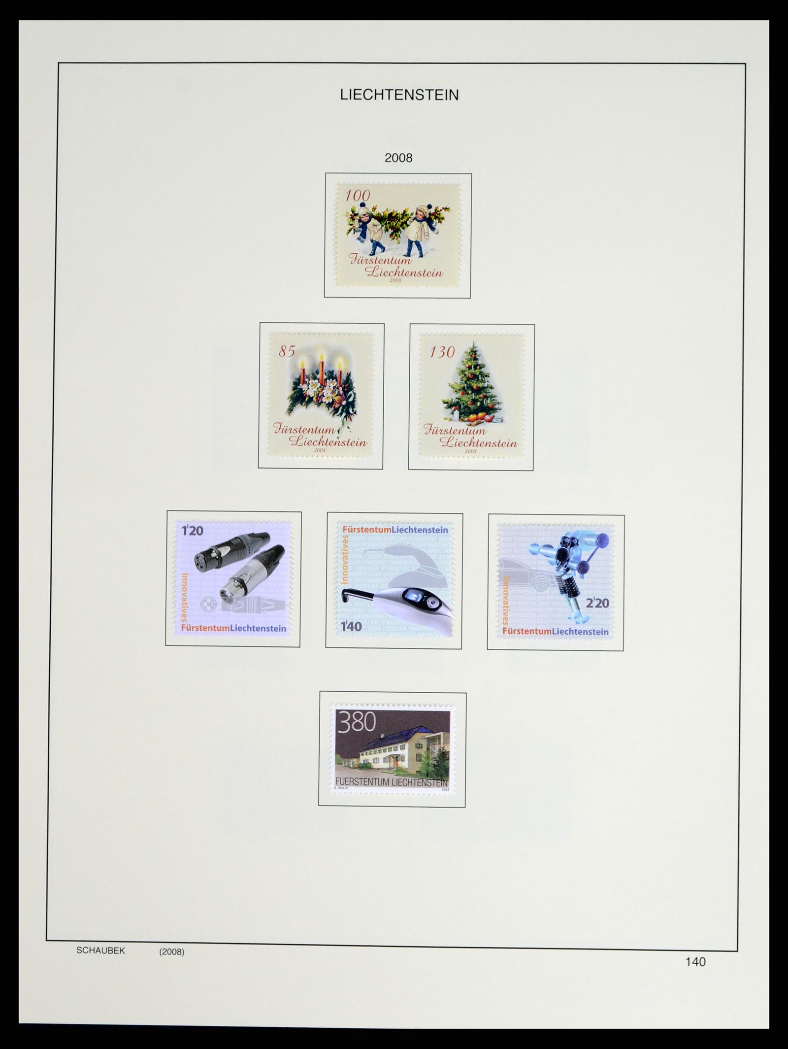 37547 164 - Stamp collection 37547 Liechtenstein 1912-2011.