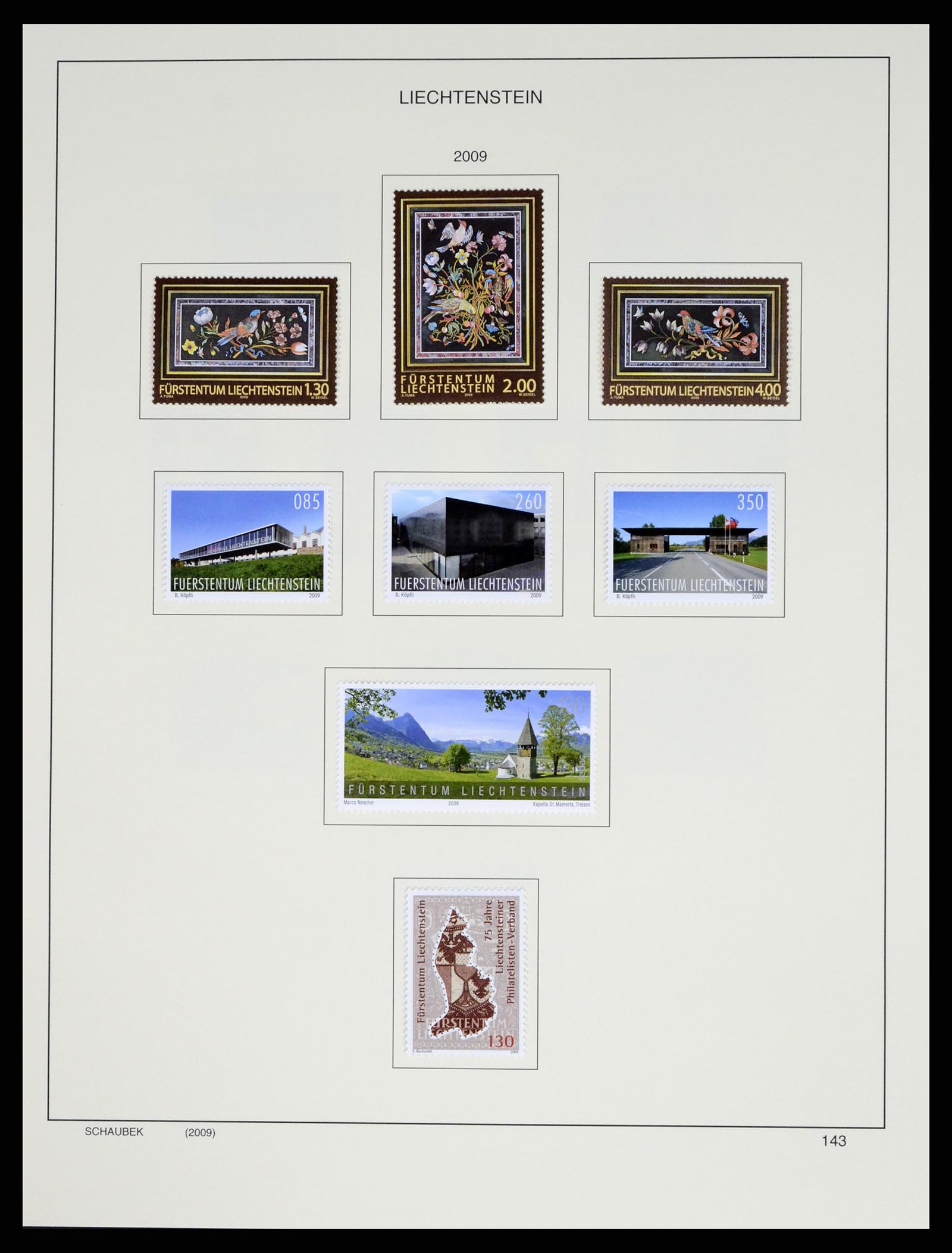 37547 167 - Stamp collection 37547 Liechtenstein 1912-2011.