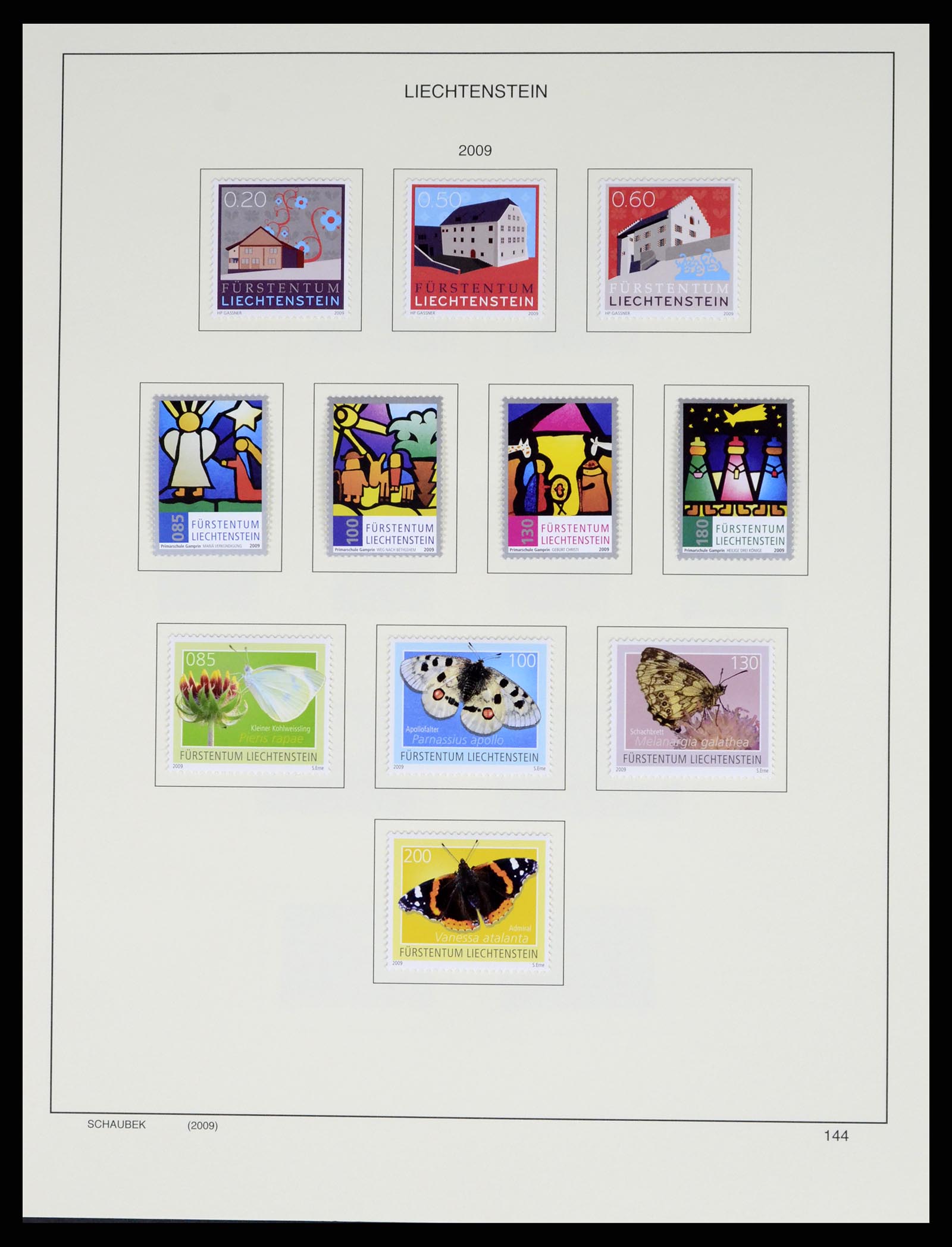 37547 168 - Stamp collection 37547 Liechtenstein 1912-2011.