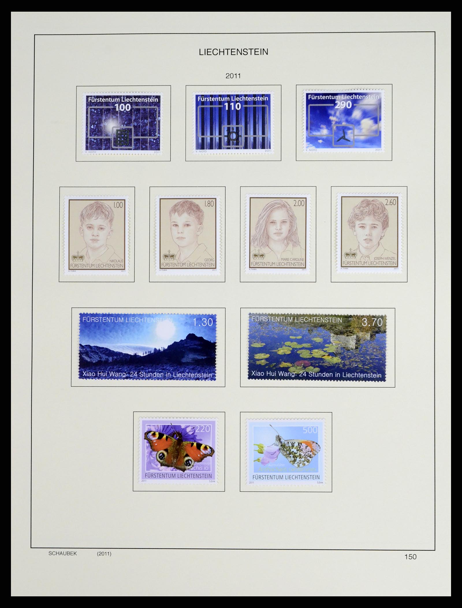 37547 176 - Stamp collection 37547 Liechtenstein 1912-2011.