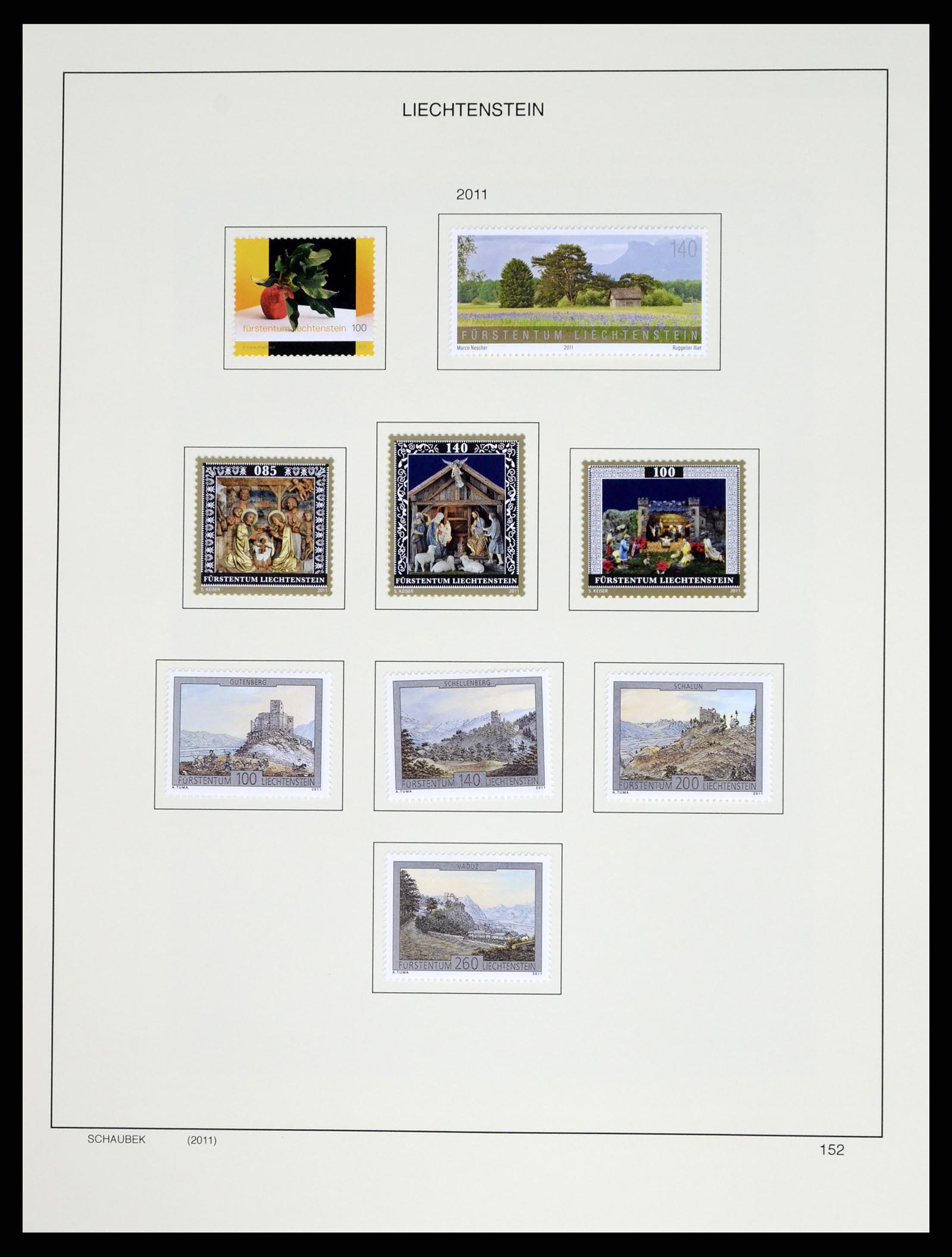 37547 179 - Stamp collection 37547 Liechtenstein 1912-2011.