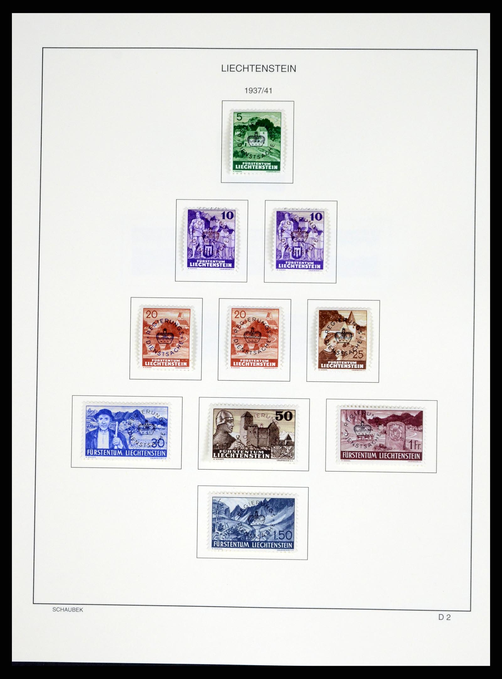 37547 183 - Postzegelverzameling 37547 Liechtenstein 1912-2011.