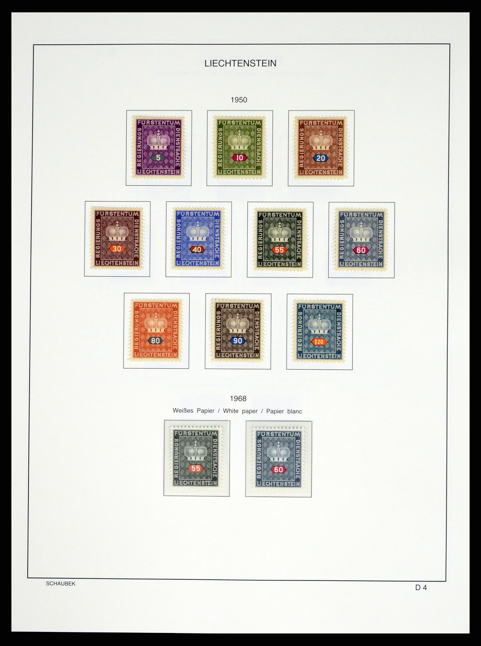 37547 185 - Stamp collection 37547 Liechtenstein 1912-2011.