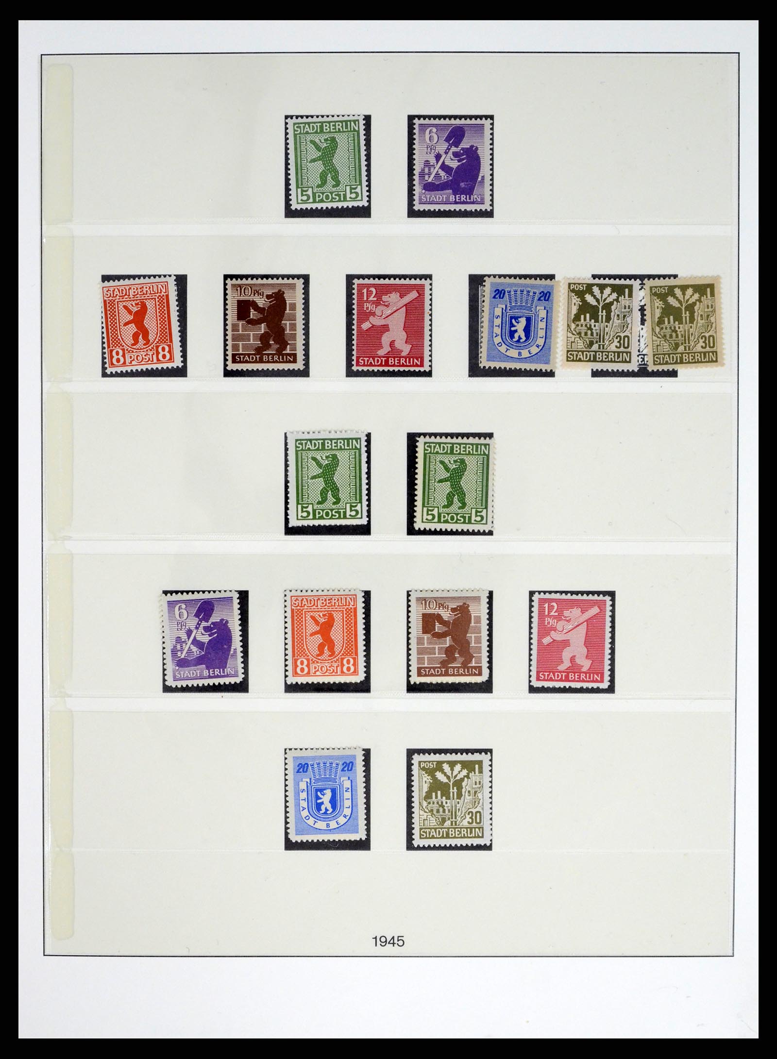 37548 001 - Postzegelverzameling 37548 Sovjet Zone 1945-1949.