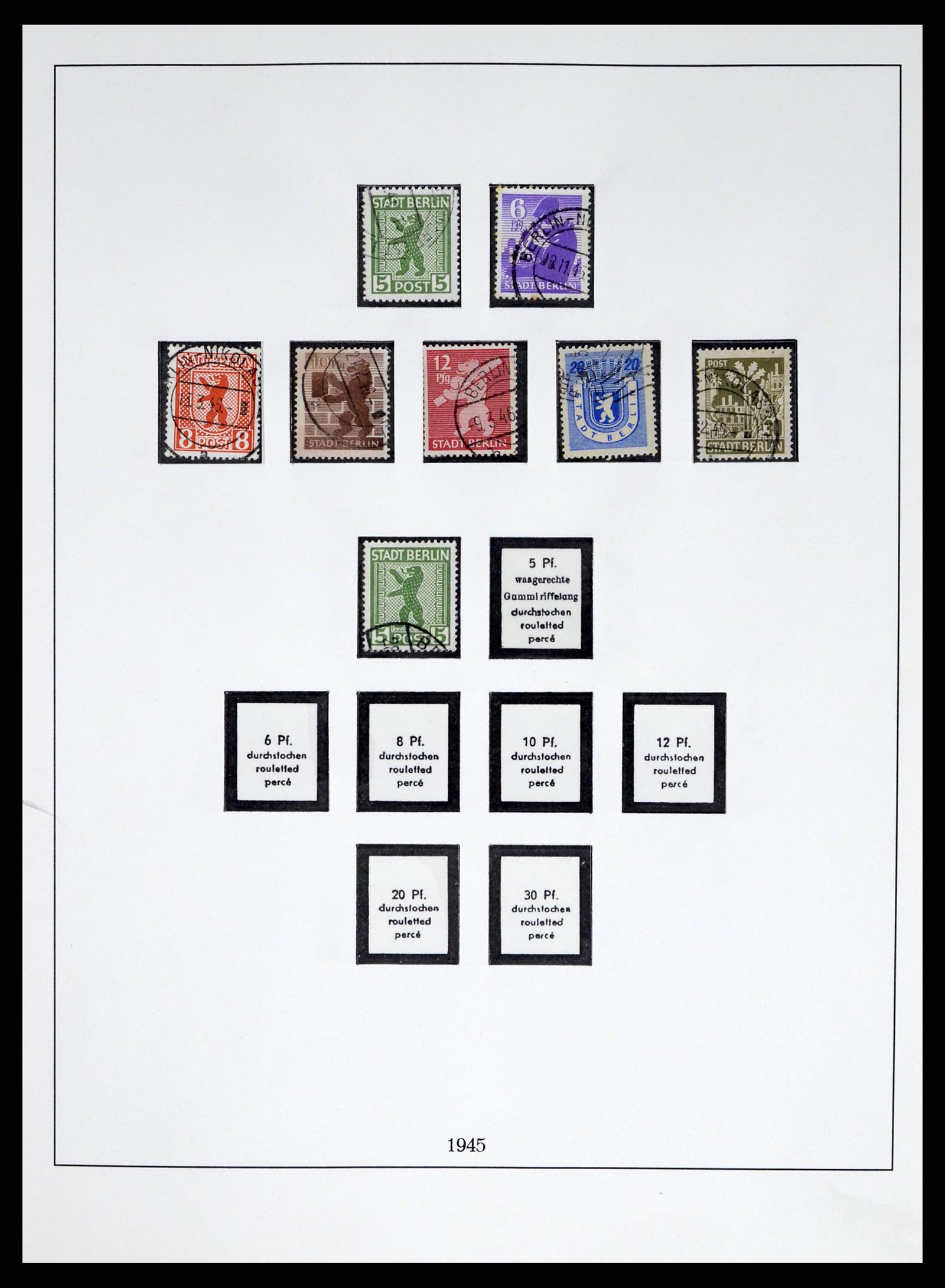 37548 002 - Stamp collection 37548 Soviet Zone 1945-1949.