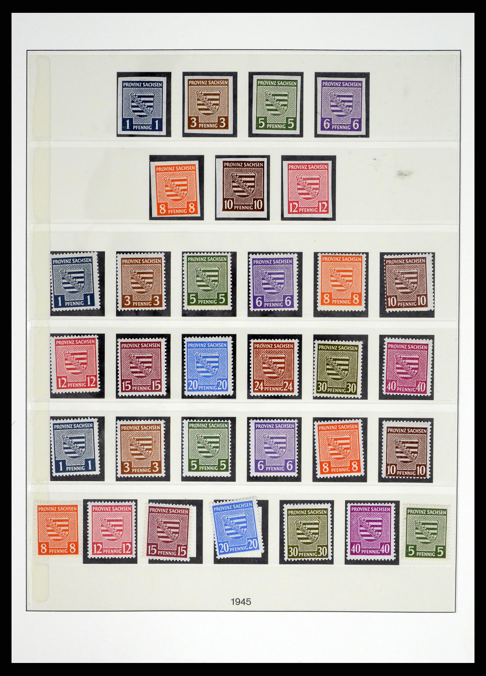 37548 009 - Postzegelverzameling 37548 Sovjet Zone 1945-1949.