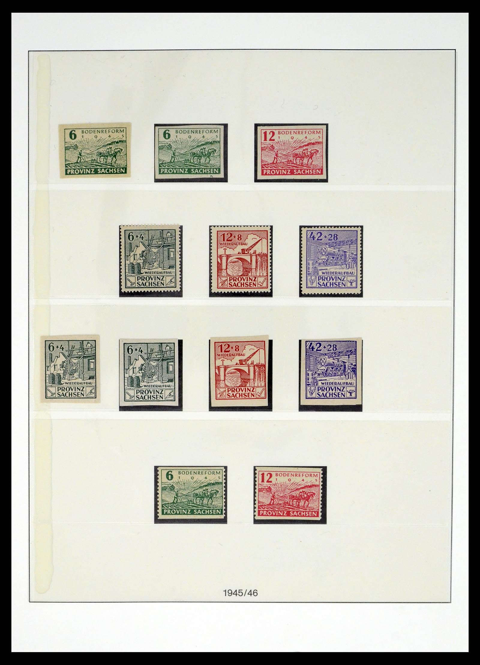 37548 011 - Postzegelverzameling 37548 Sovjet Zone 1945-1949.