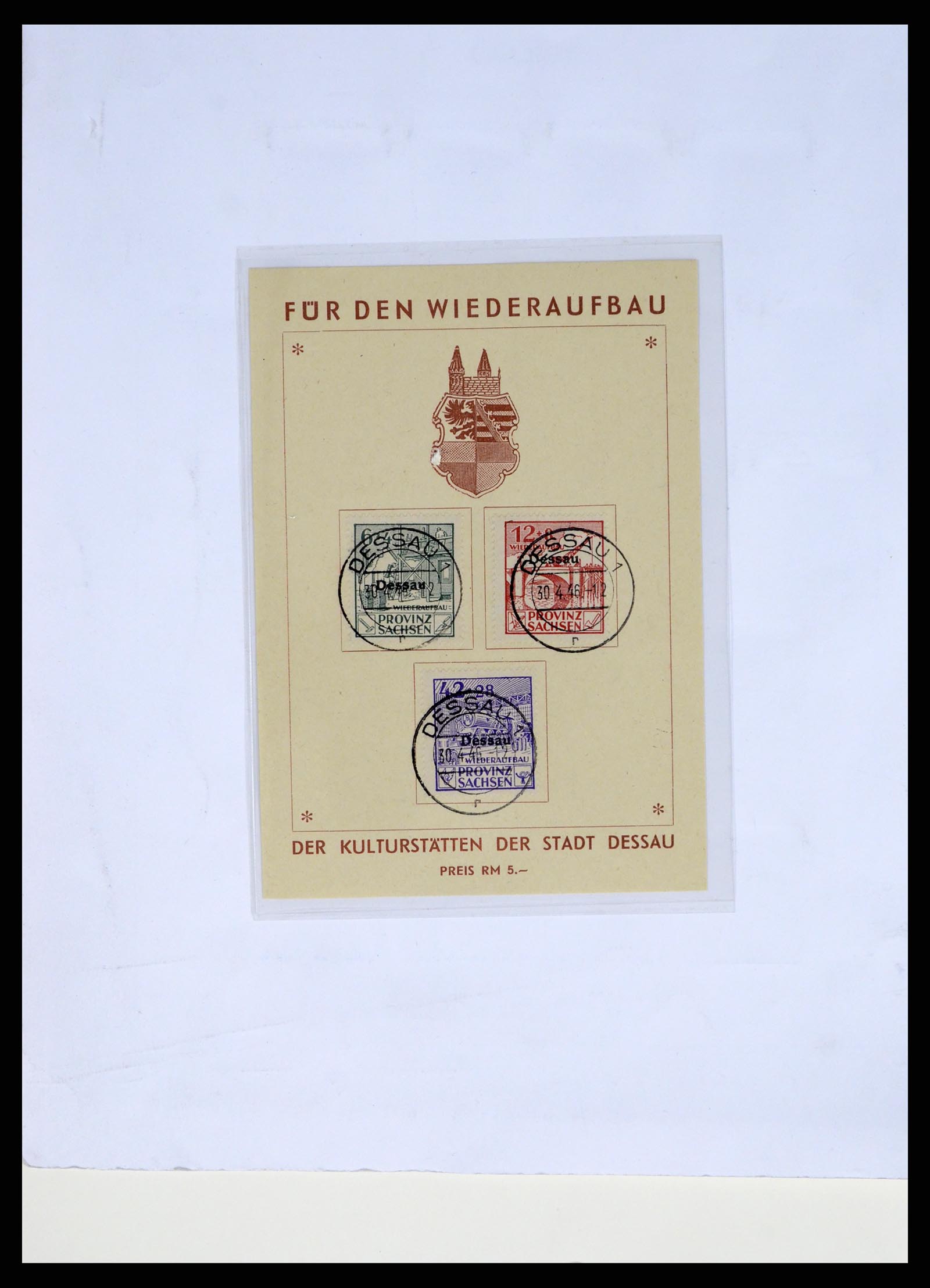 37548 012 - Postzegelverzameling 37548 Sovjet Zone 1945-1949.