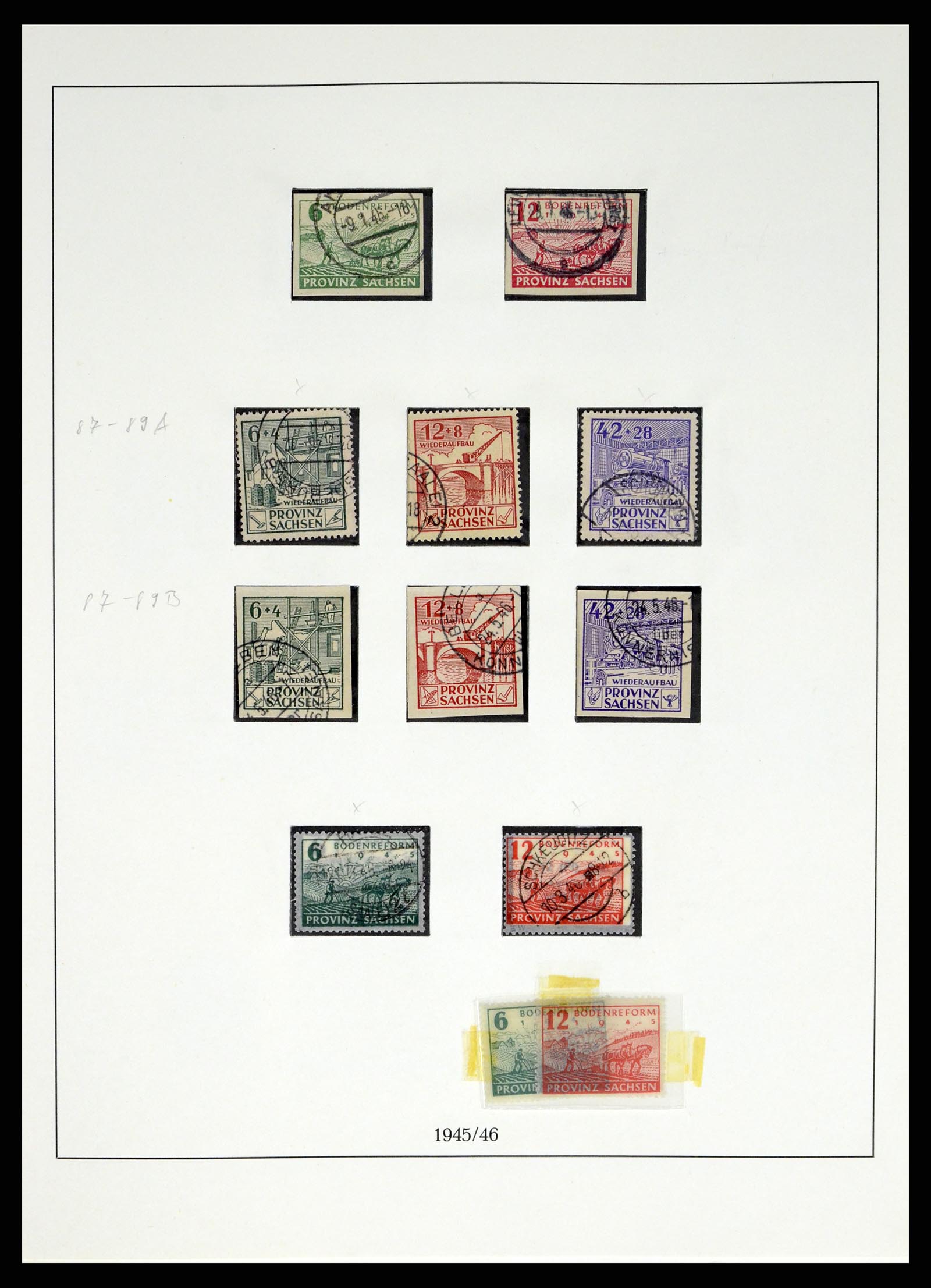 37548 013 - Stamp collection 37548 Soviet Zone 1945-1949.