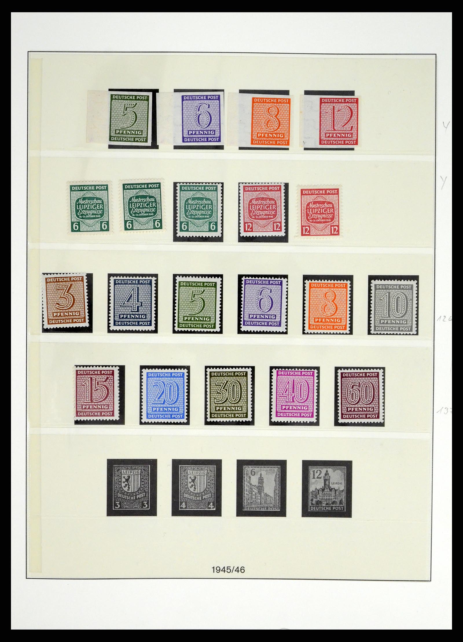 37548 024 - Stamp collection 37548 Soviet Zone 1945-1949.