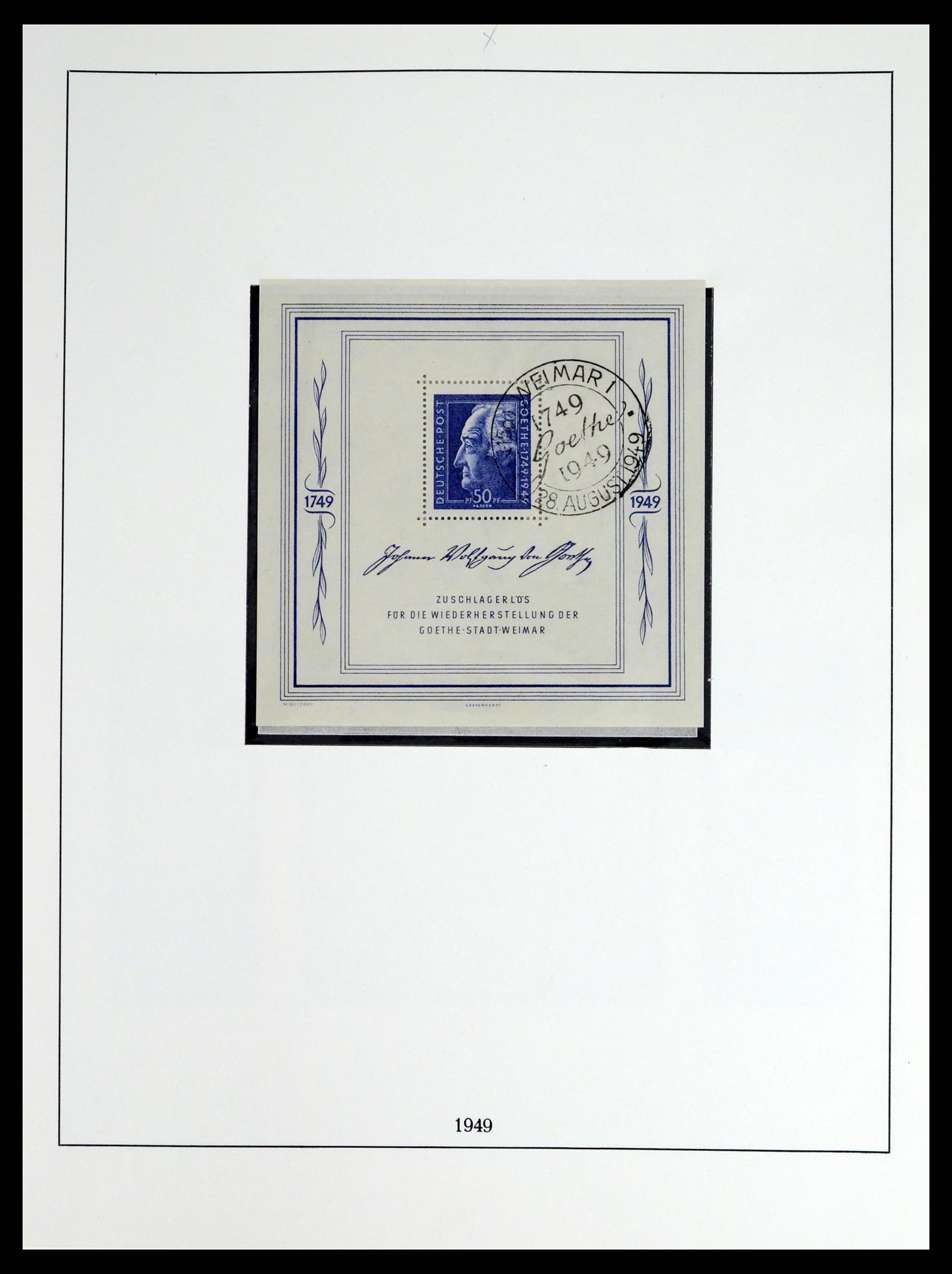 37548 046 - Stamp collection 37548 Soviet Zone 1945-1949.