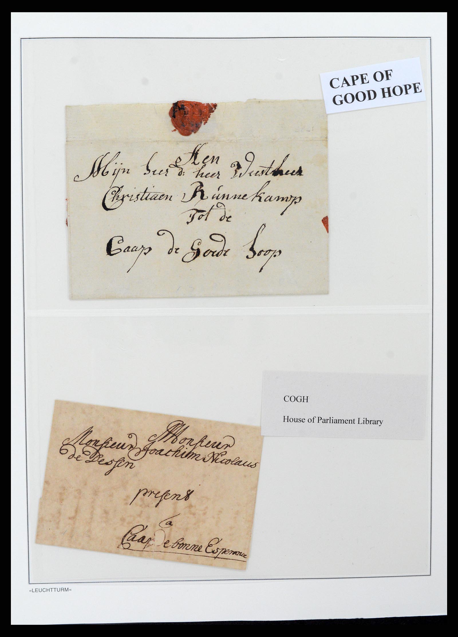 37550 002 - Postzegelverzameling 37550 Kaap de Goede Hoop 1852-1910.