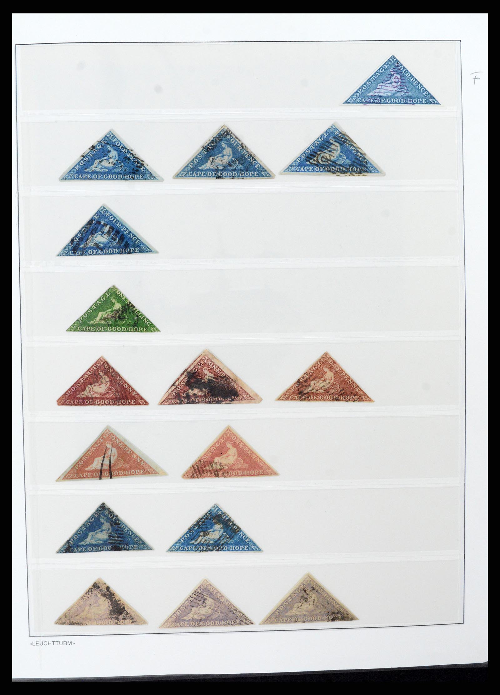 37550 004 - Postzegelverzameling 37550 Kaap de Goede Hoop 1852-1910.