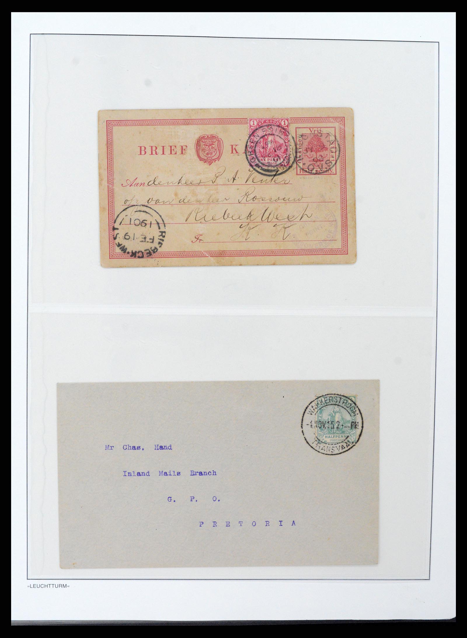 37550 009 - Postzegelverzameling 37550 Kaap de Goede Hoop 1852-1910.