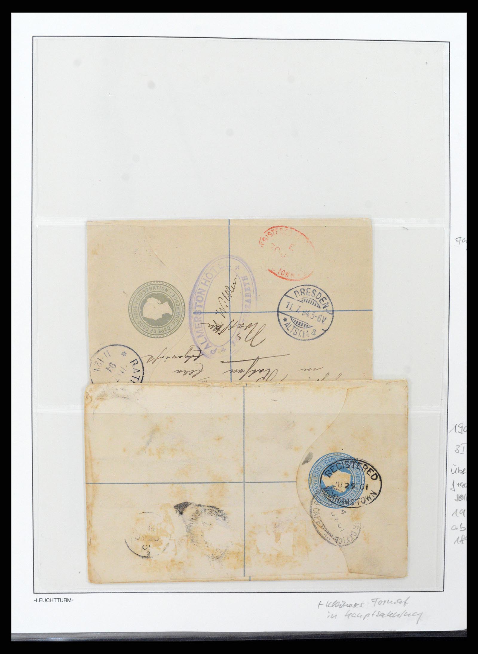 37550 011 - Postzegelverzameling 37550 Kaap de Goede Hoop 1852-1910.