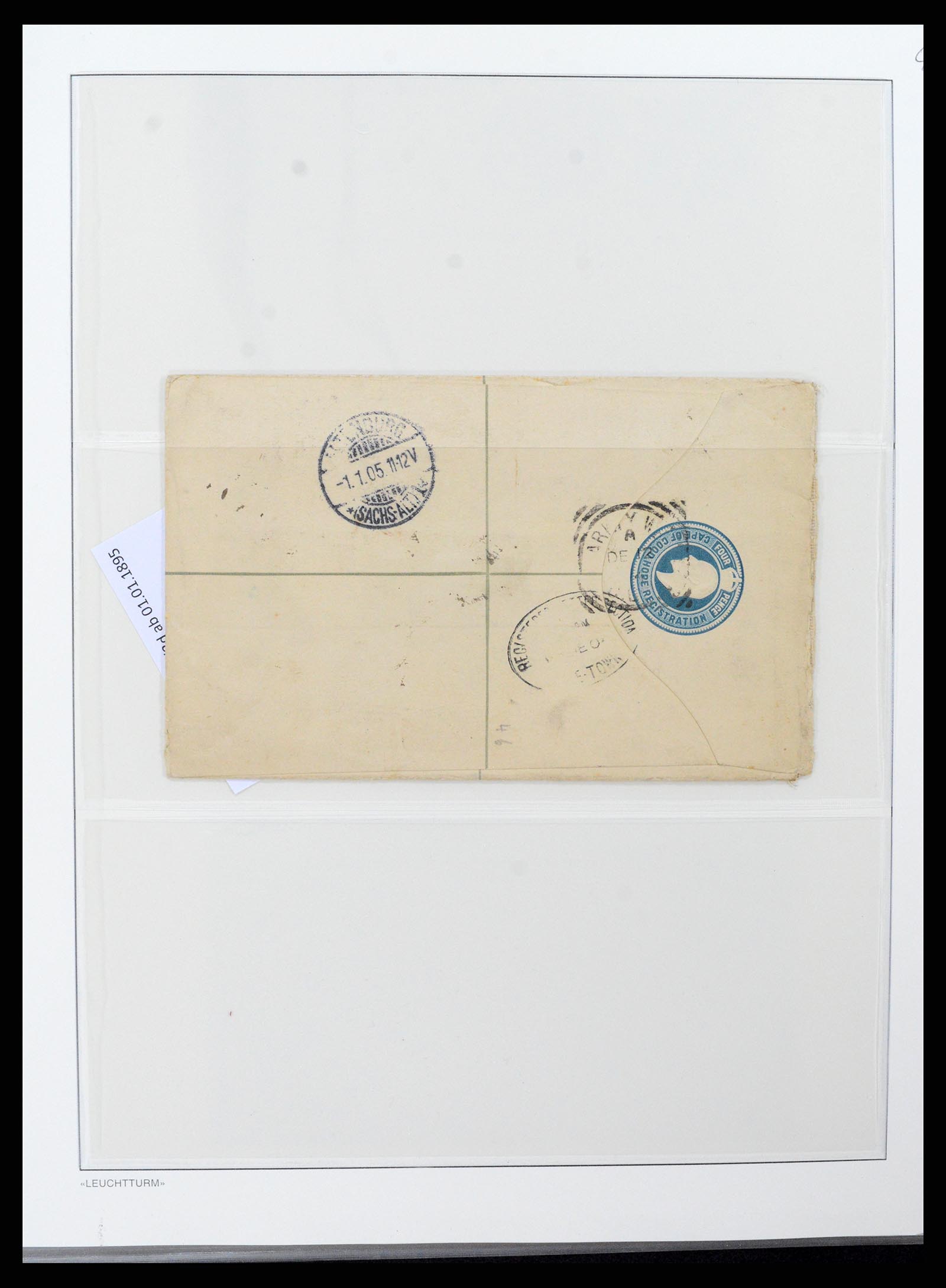 37550 013 - Postzegelverzameling 37550 Kaap de Goede Hoop 1852-1910.